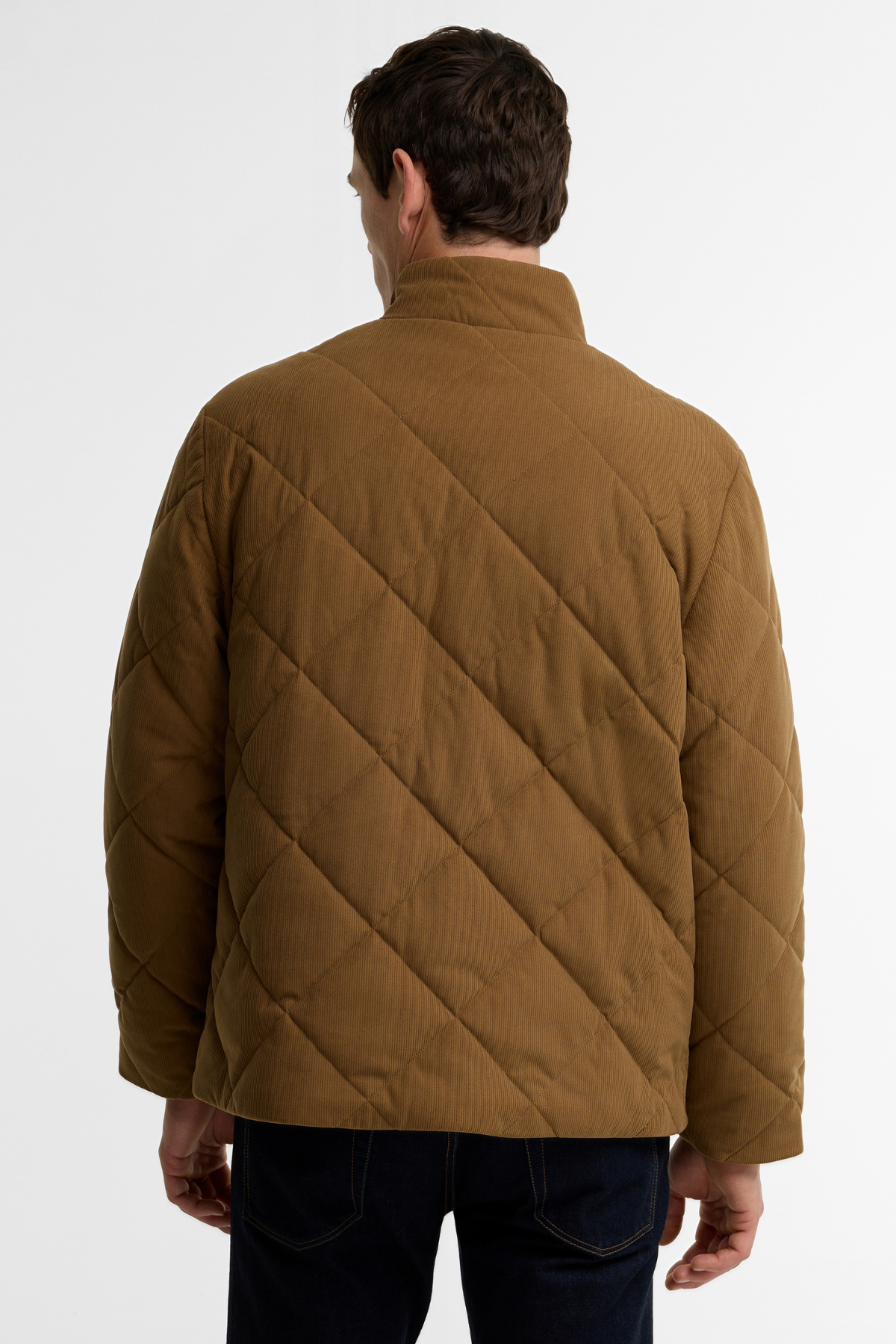 Barbour Corden Kapitone Ceket SN91 Dark Sandstone