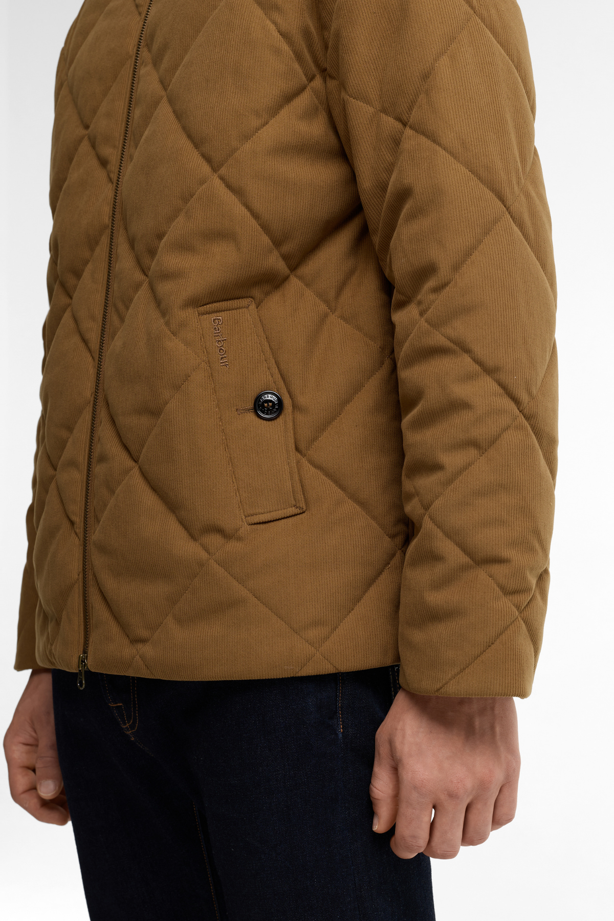 Barbour Corden Kapitone Ceket SN91 Dark Sandstone