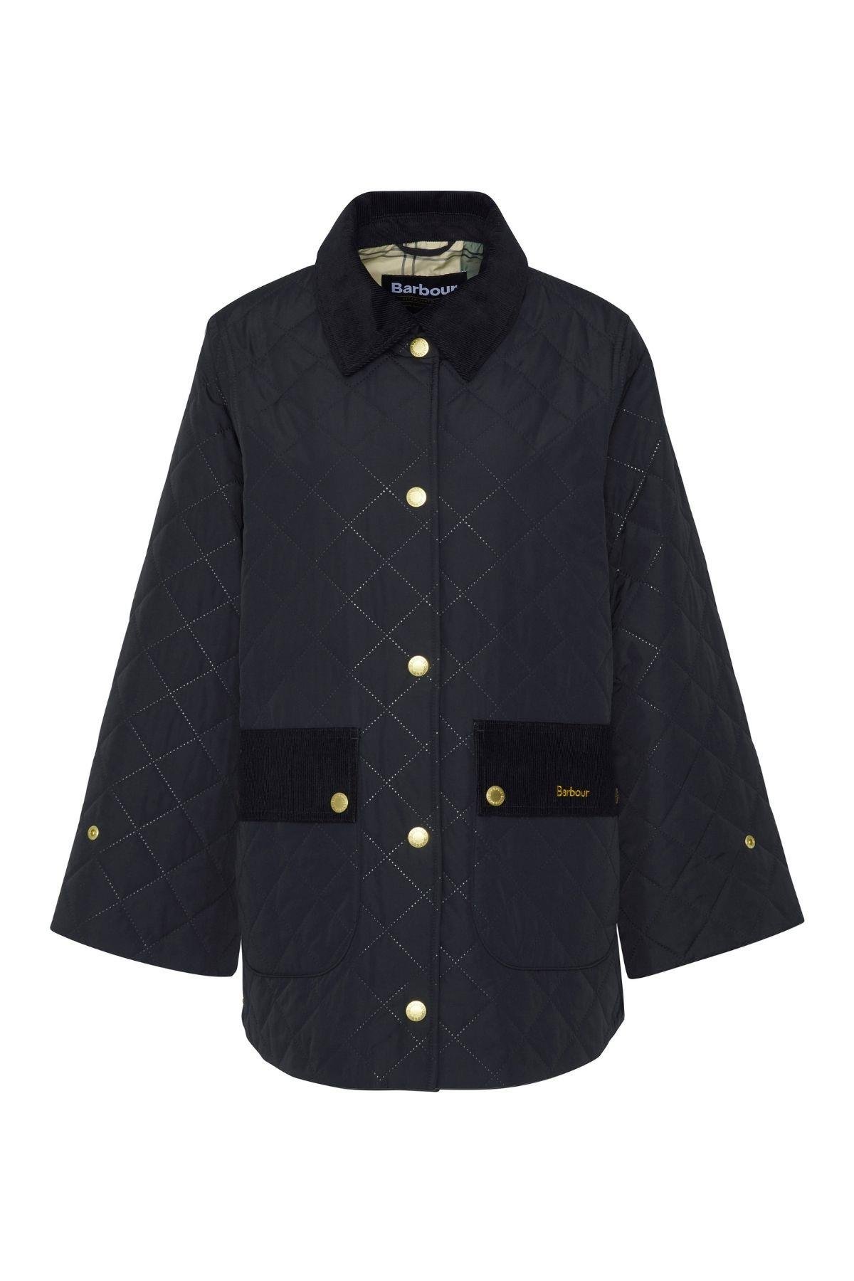 Barbour Corinne Kapitone Ceket BK11 Black/Ancient
