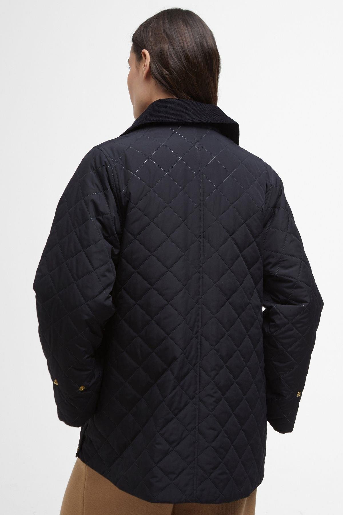 Barbour Corinne Kapitone Ceket BK11 Black/Ancient