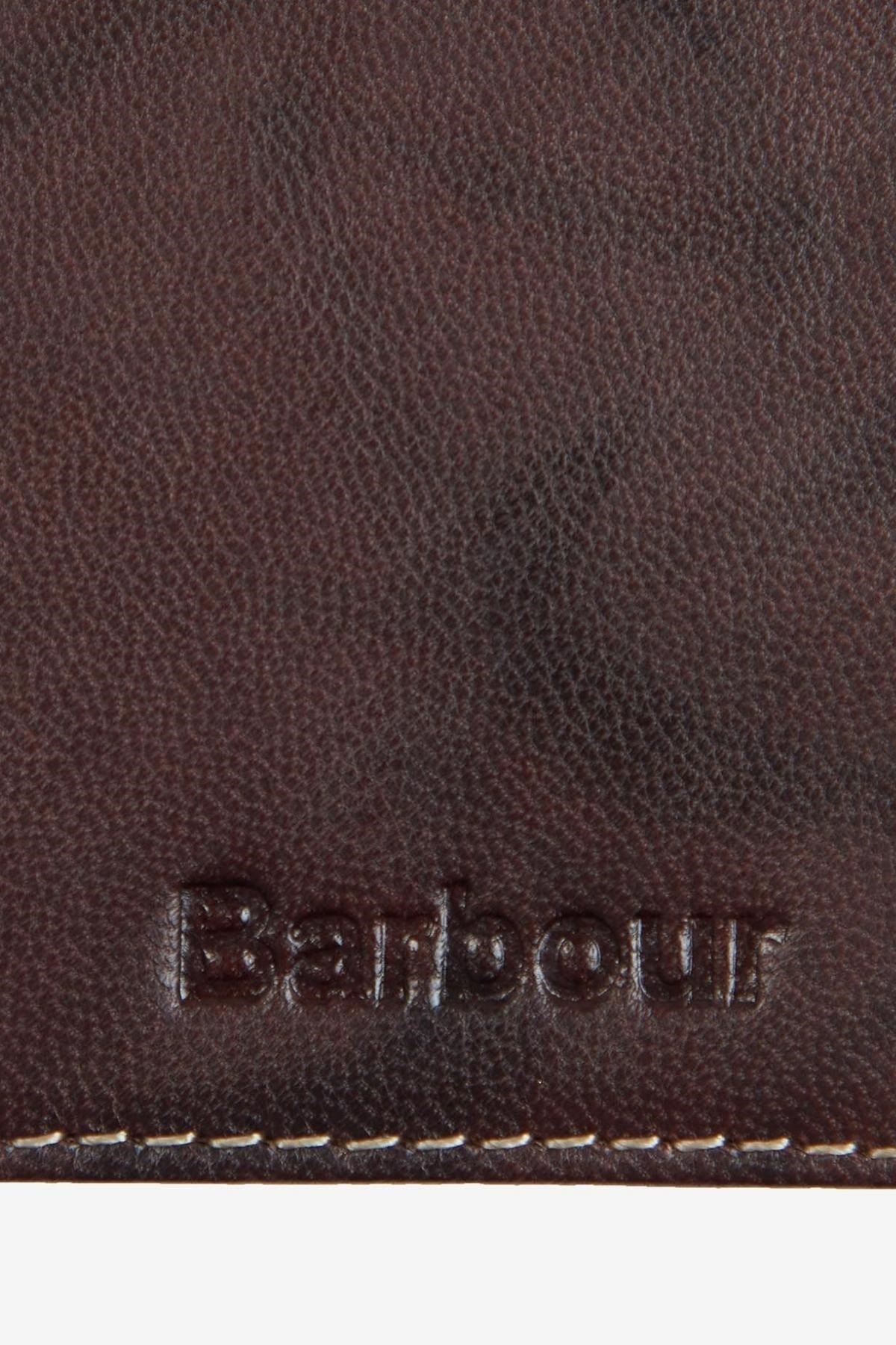 Barbour Crail Deri Tri Fold Cüzdan BR 35 Chestnut Brown