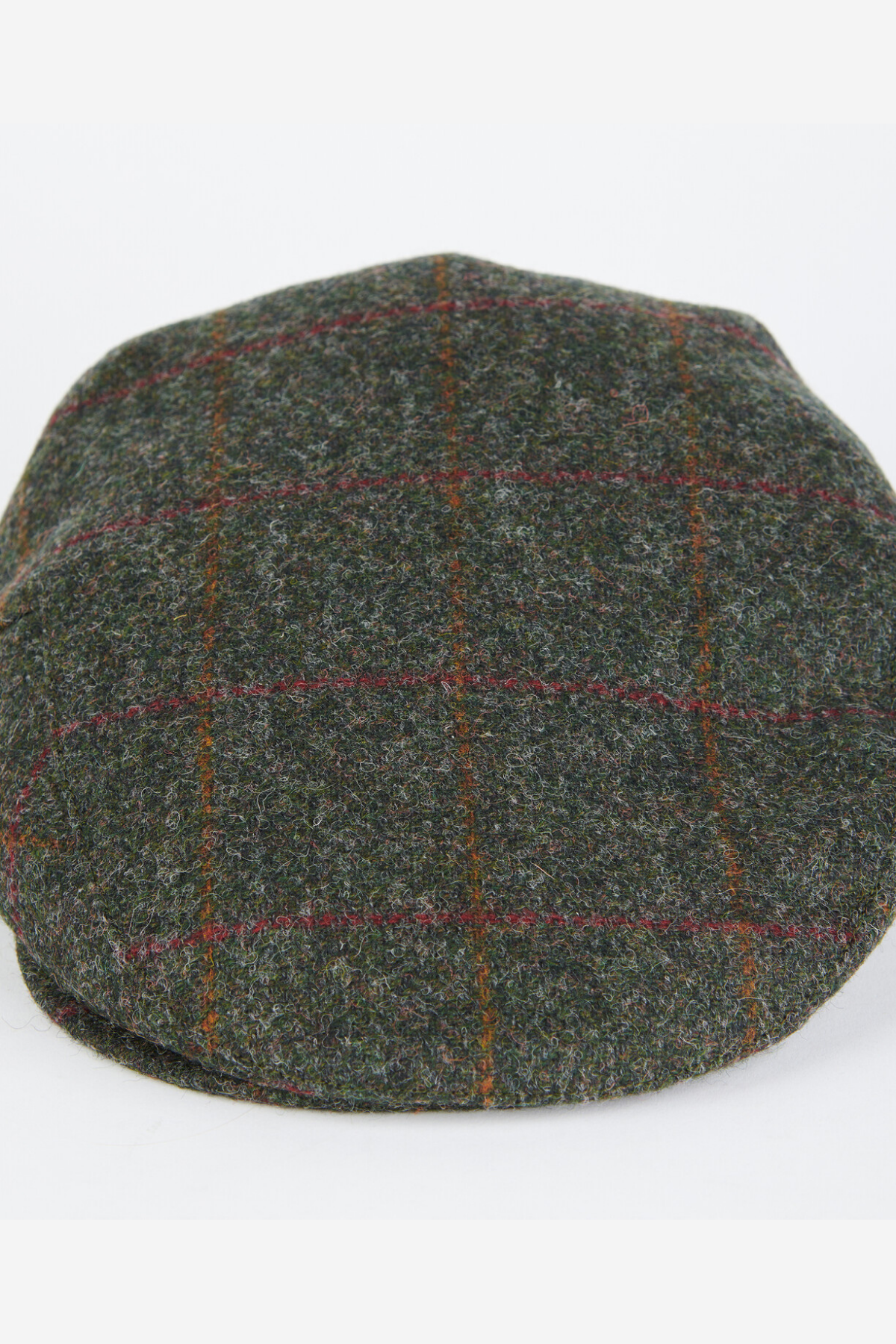 Barbour Crieff Kasket OL52 Olive/Red Overcheck