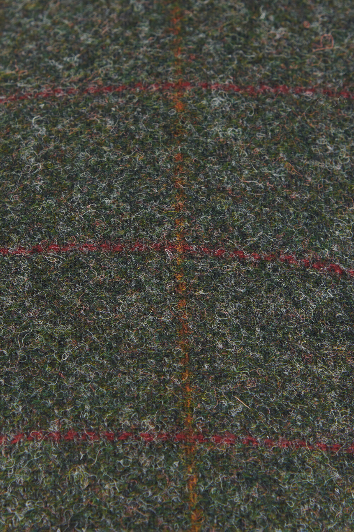 Barbour Crieff Kasket OL52 Olive/Red Overcheck