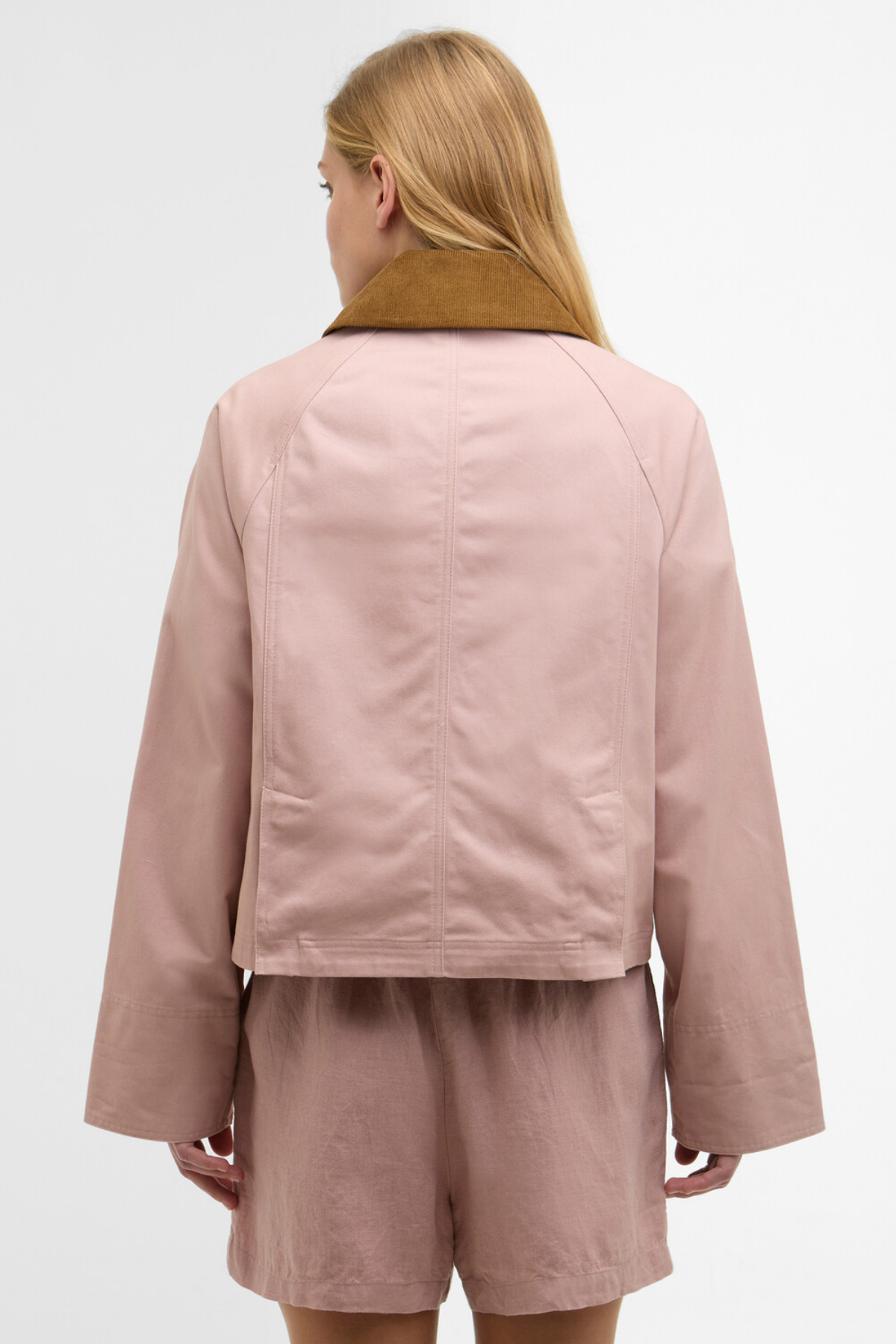 Barbour Cropped Beadnell Casual Ceket PI51 Gardenia/Dress/Beige