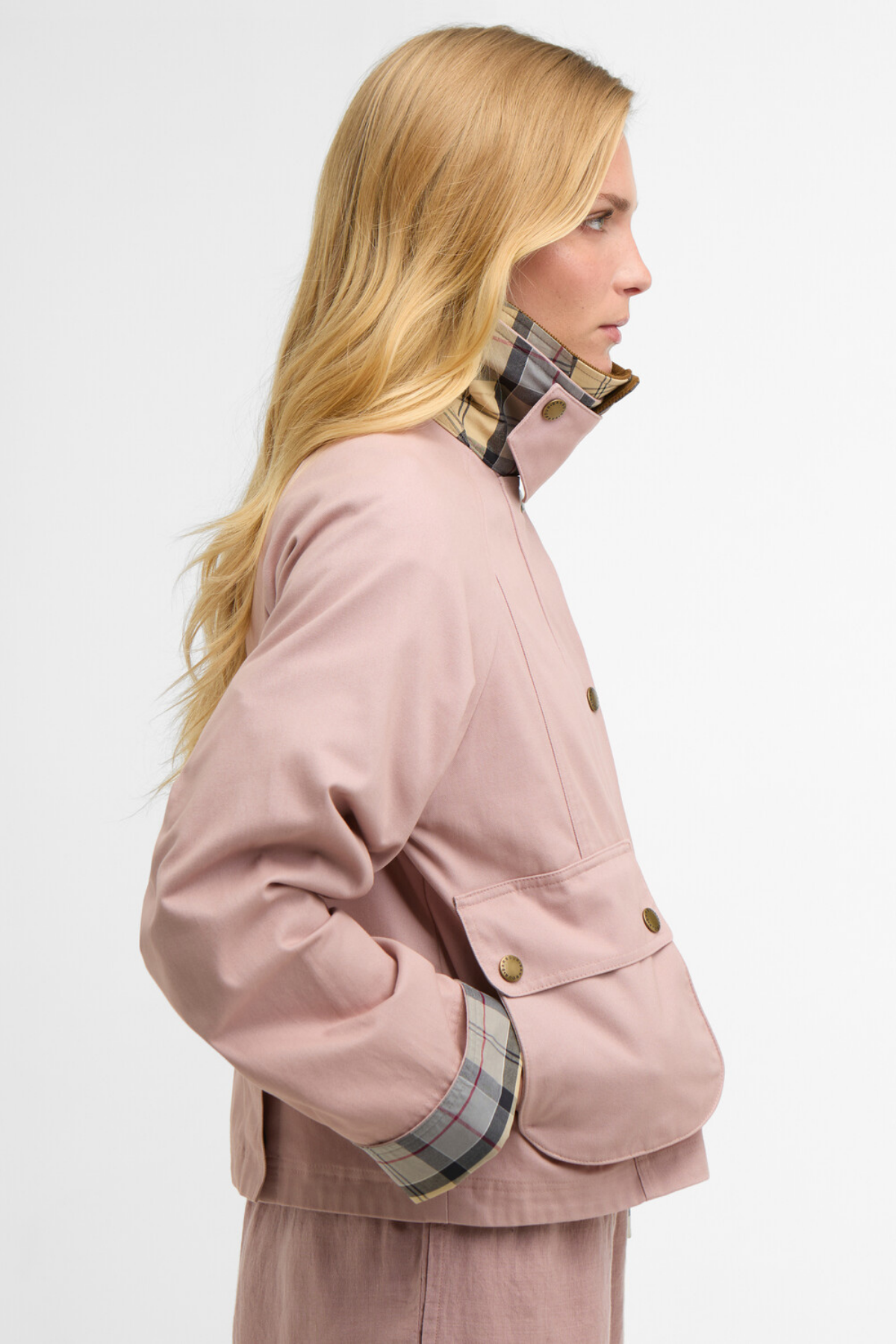 Barbour Cropped Beadnell Casual Ceket PI51 Gardenia/Dress/Beige