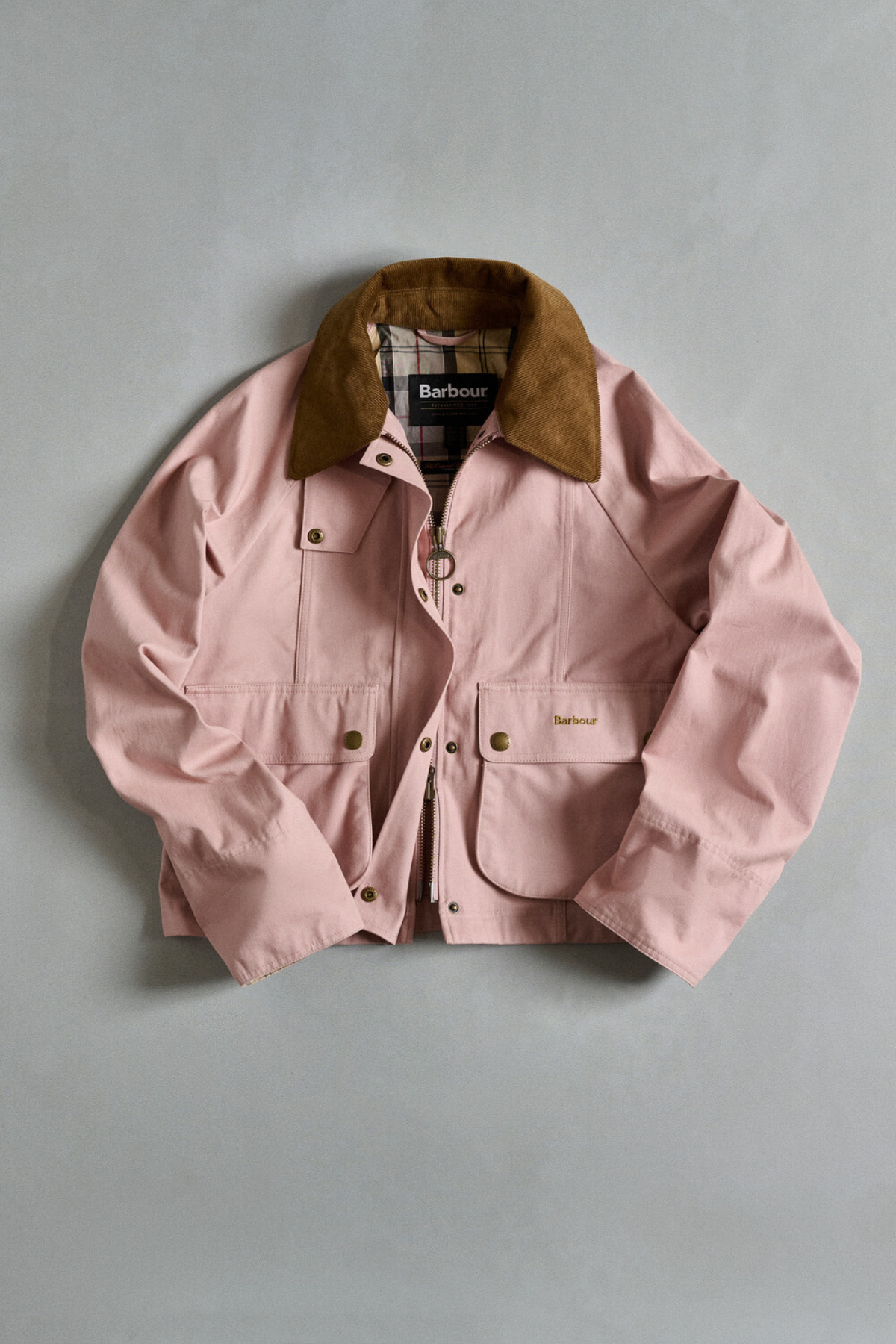 Barbour Cropped Beadnell Casual Ceket PI51 Gardenia/Dress/Beige