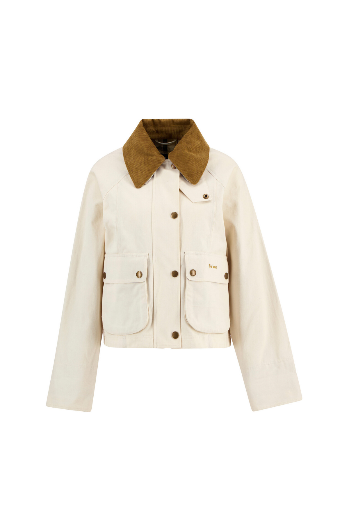 Barbour Cropped Beadnell Casual Ceket CR11 Light Pearl/Dress/Beige