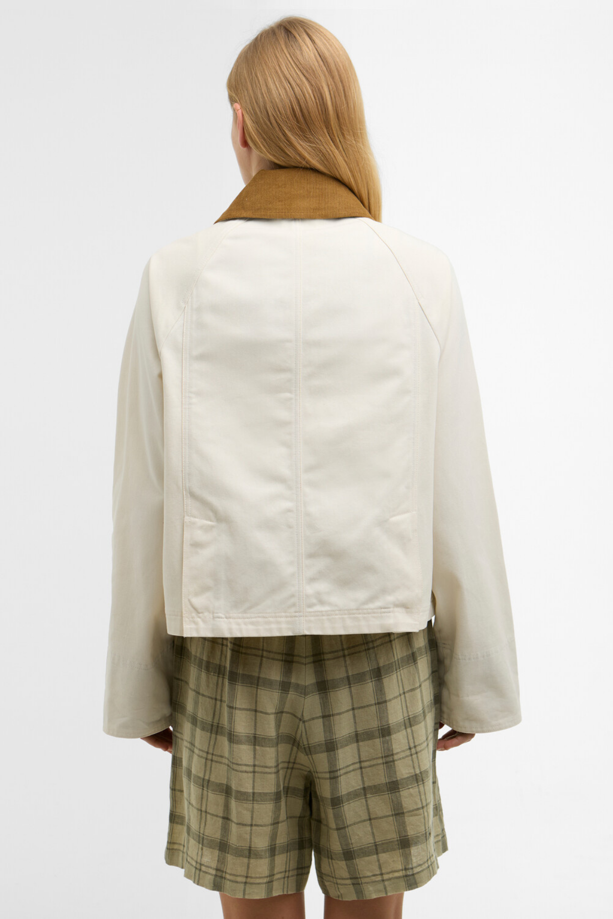 Barbour Cropped Beadnell Casual Ceket CR11 Light Pearl/Dress/Beige