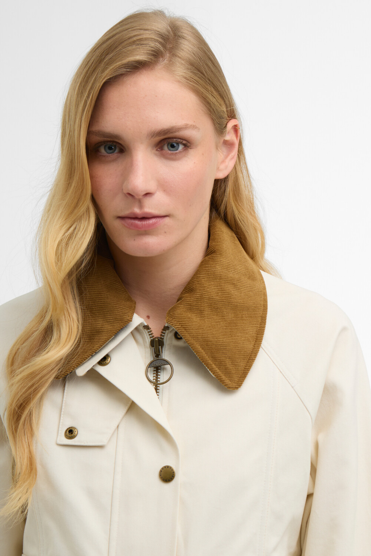 Barbour Cropped Beadnell Casual Ceket CR11 Light Pearl/Dress/Beige
