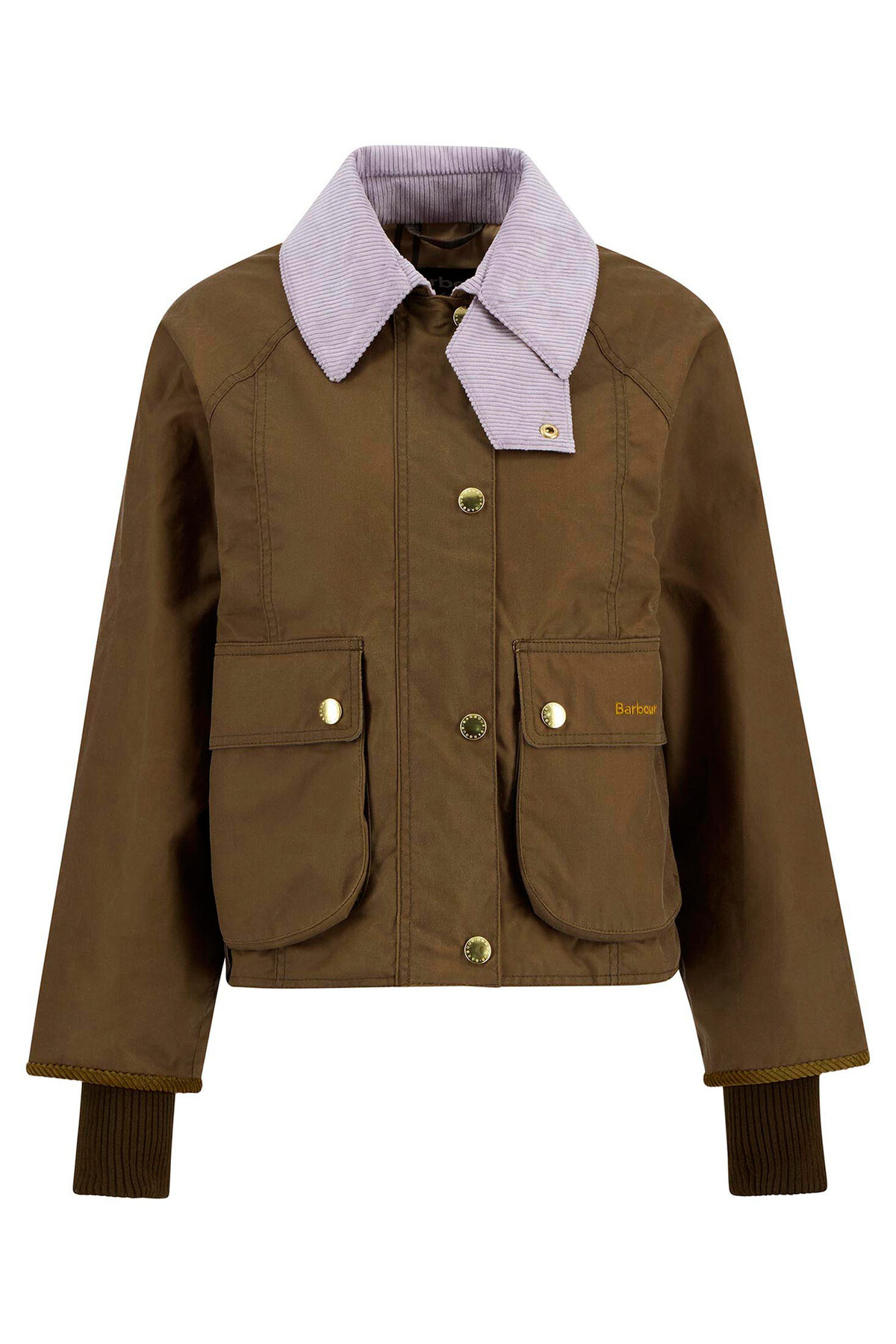 Barbour Cropped Beadnell Yağlı Ceket SN31 Sand/Dress/Heather Mist