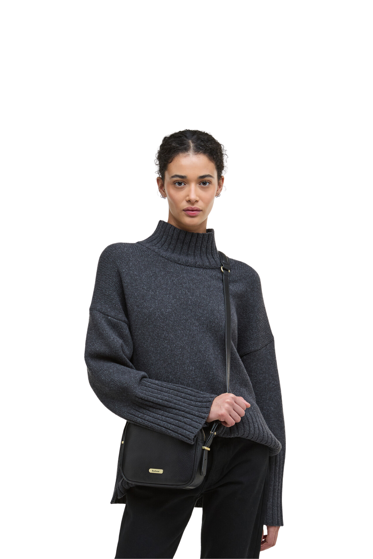 Barbour Daphne Deri Çapraz Çanta BK11 Black