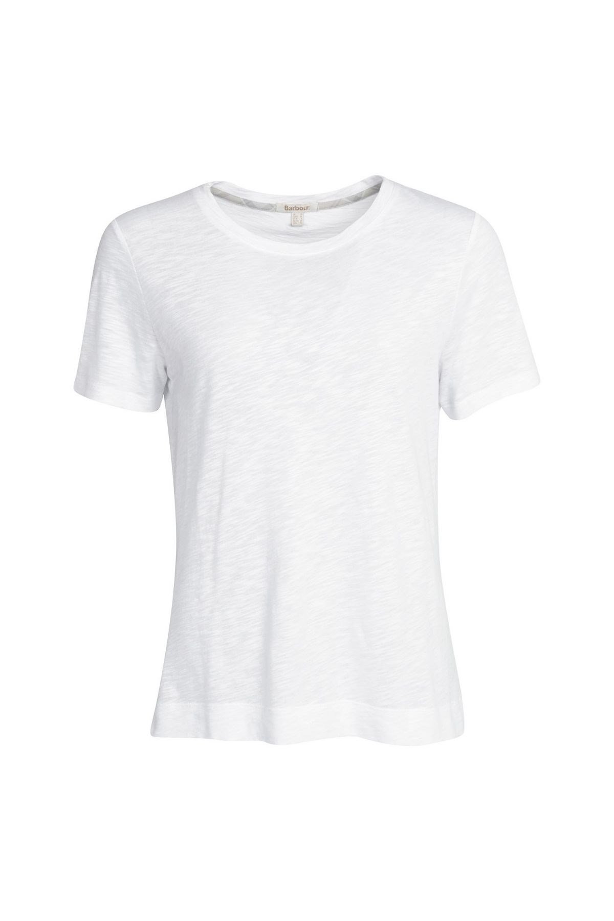 Barbour Darla Top Bisiklet Yaka WH11 Cloud White