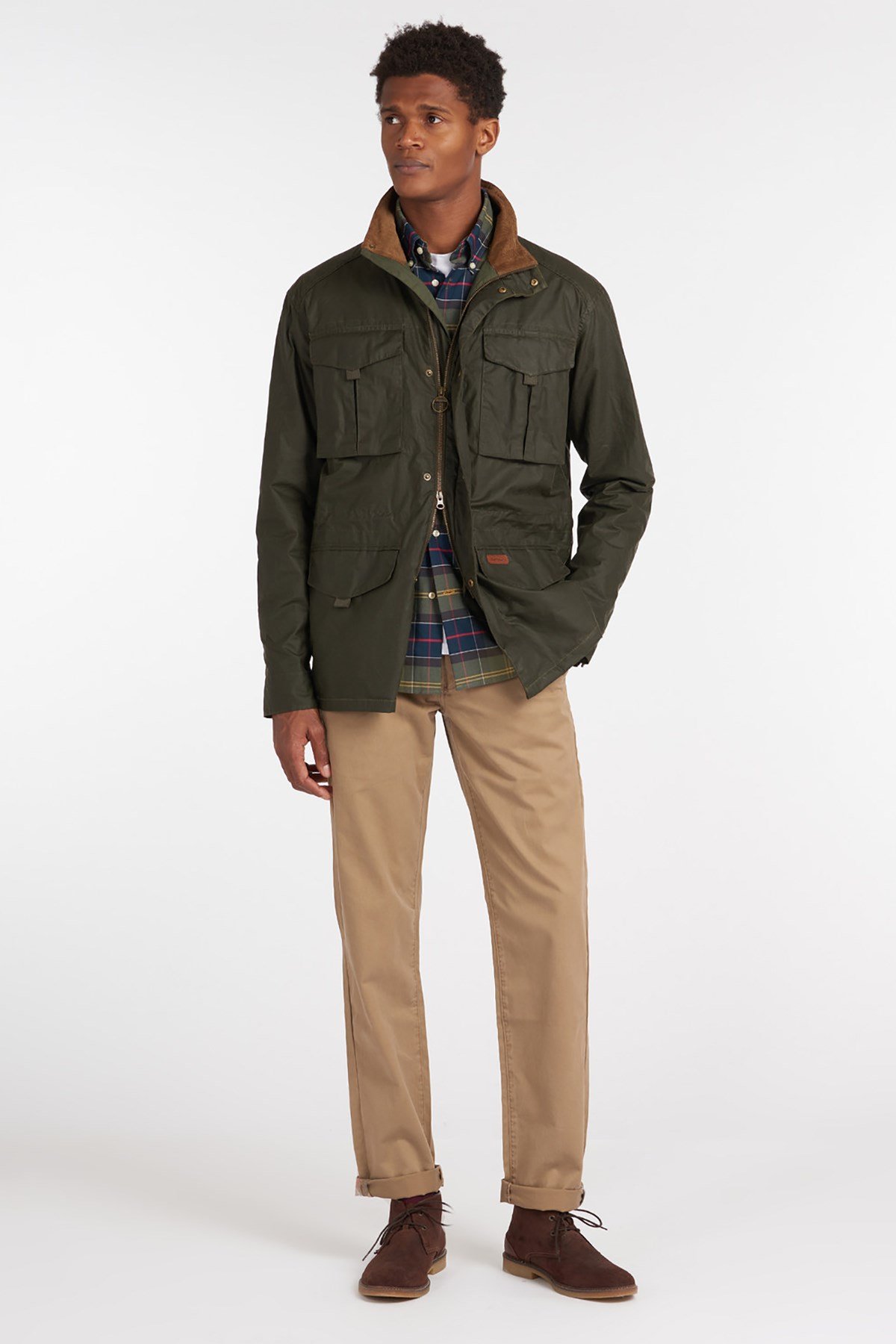 Barbour Dawson Yağlı Ceket OL51 Archive Olive
