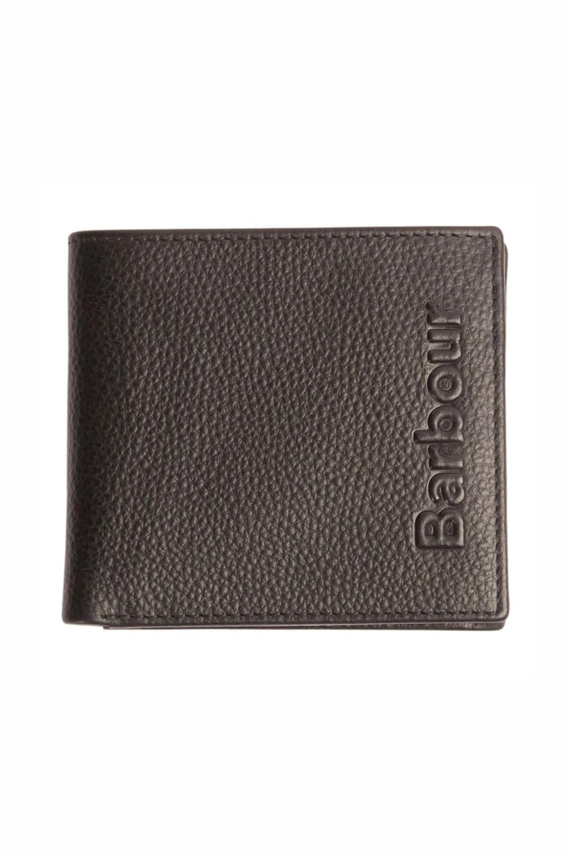 Barbour Debossed Logo Cüzdan BK11 Black