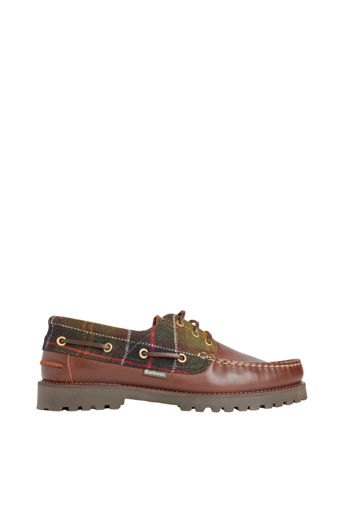 Barbour Deck Günlük Ayakkabı BR74  Brown Classic Tartan