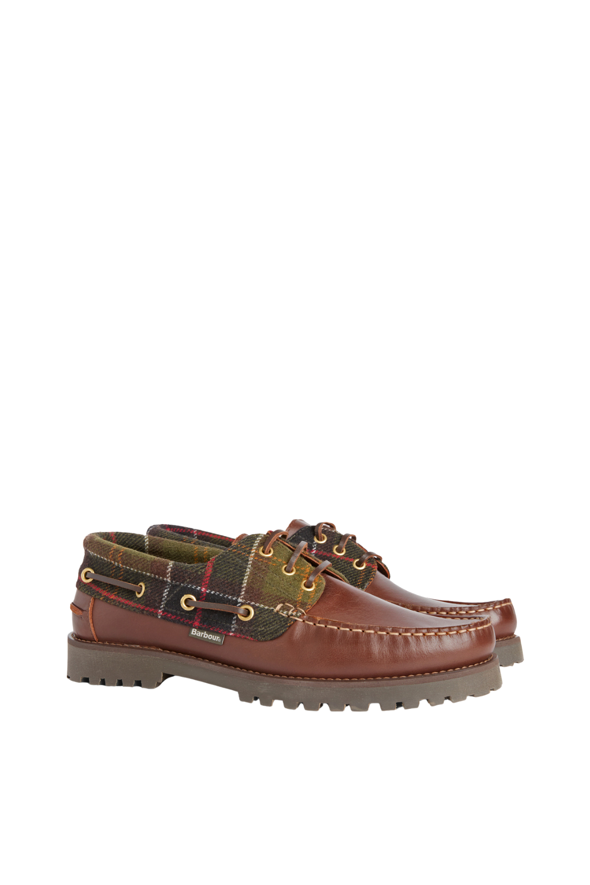 Barbour Deck Günlük Ayakkabı BR74  Brown Classic Tartan