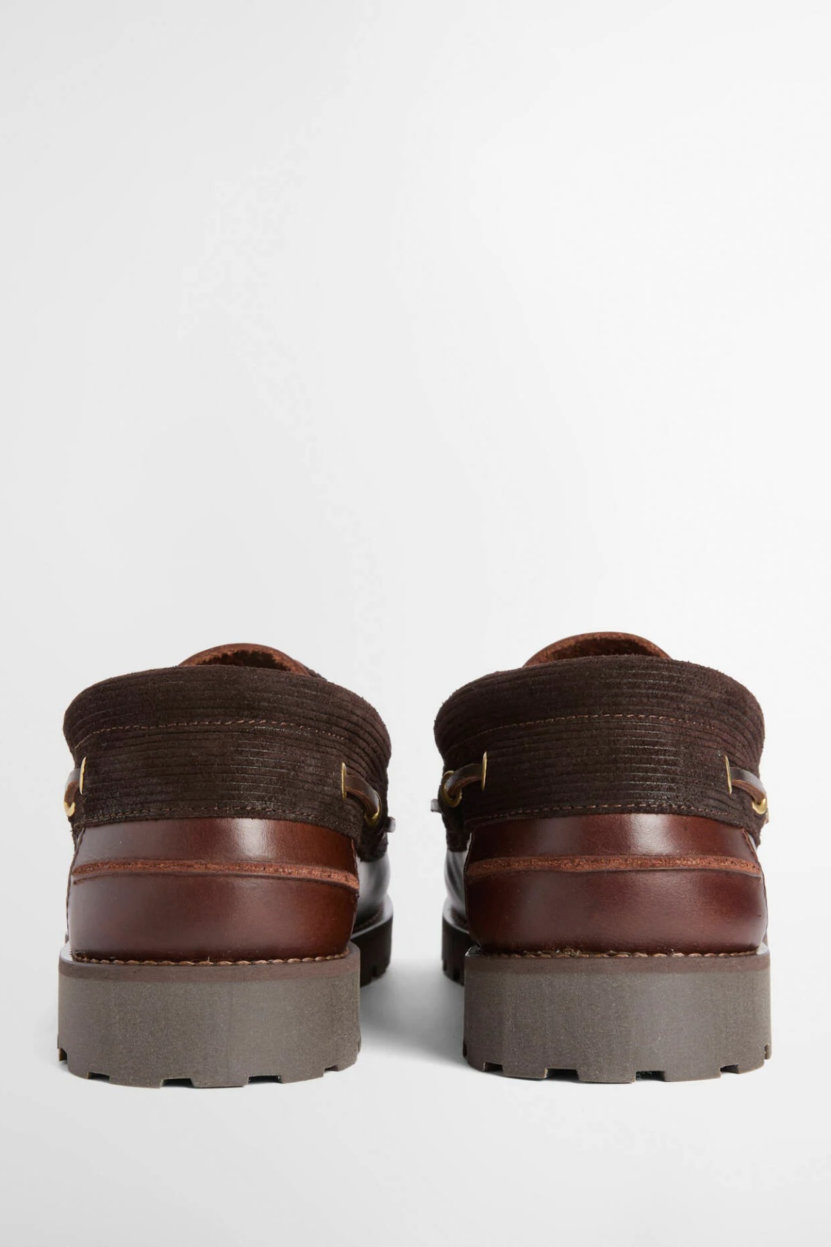 Barbour Deck Günlük Ayakkabı BR98 Dk Brown Brown Cord