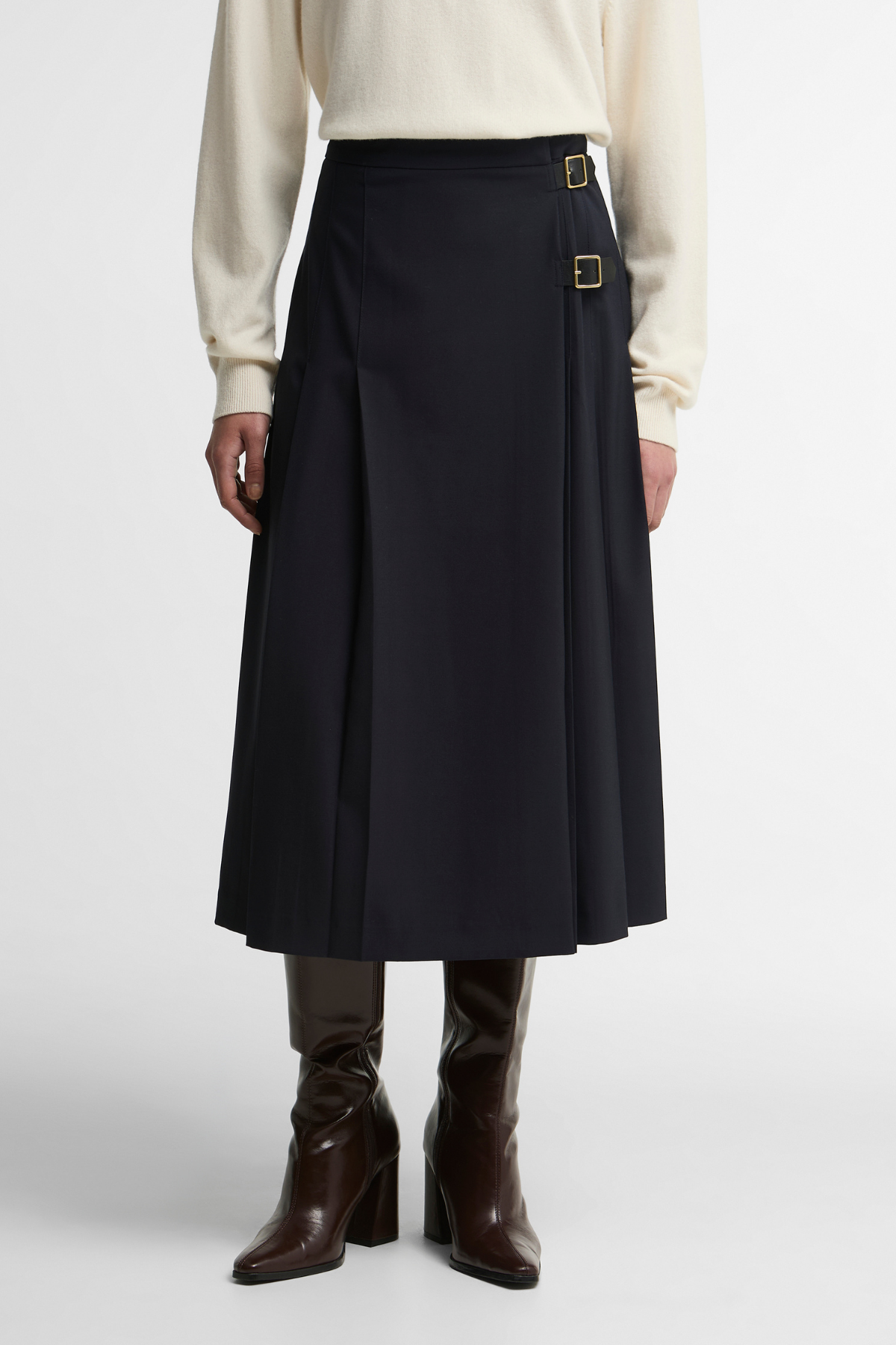 Barbour Delilah Midi Etek NY99 Dark Navy