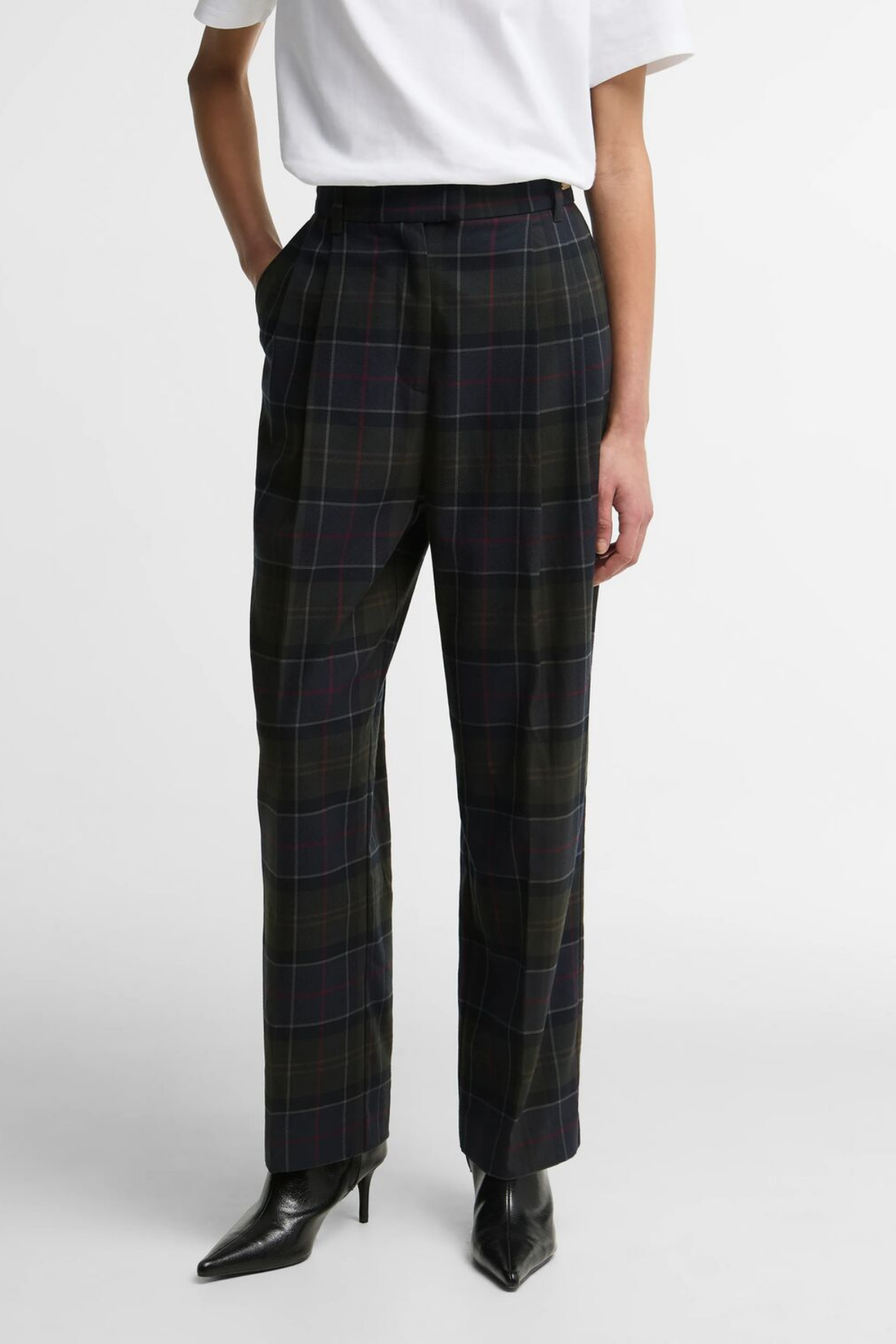 Barbour Delilah Pantolon TN43 Shadow Classic Tartan