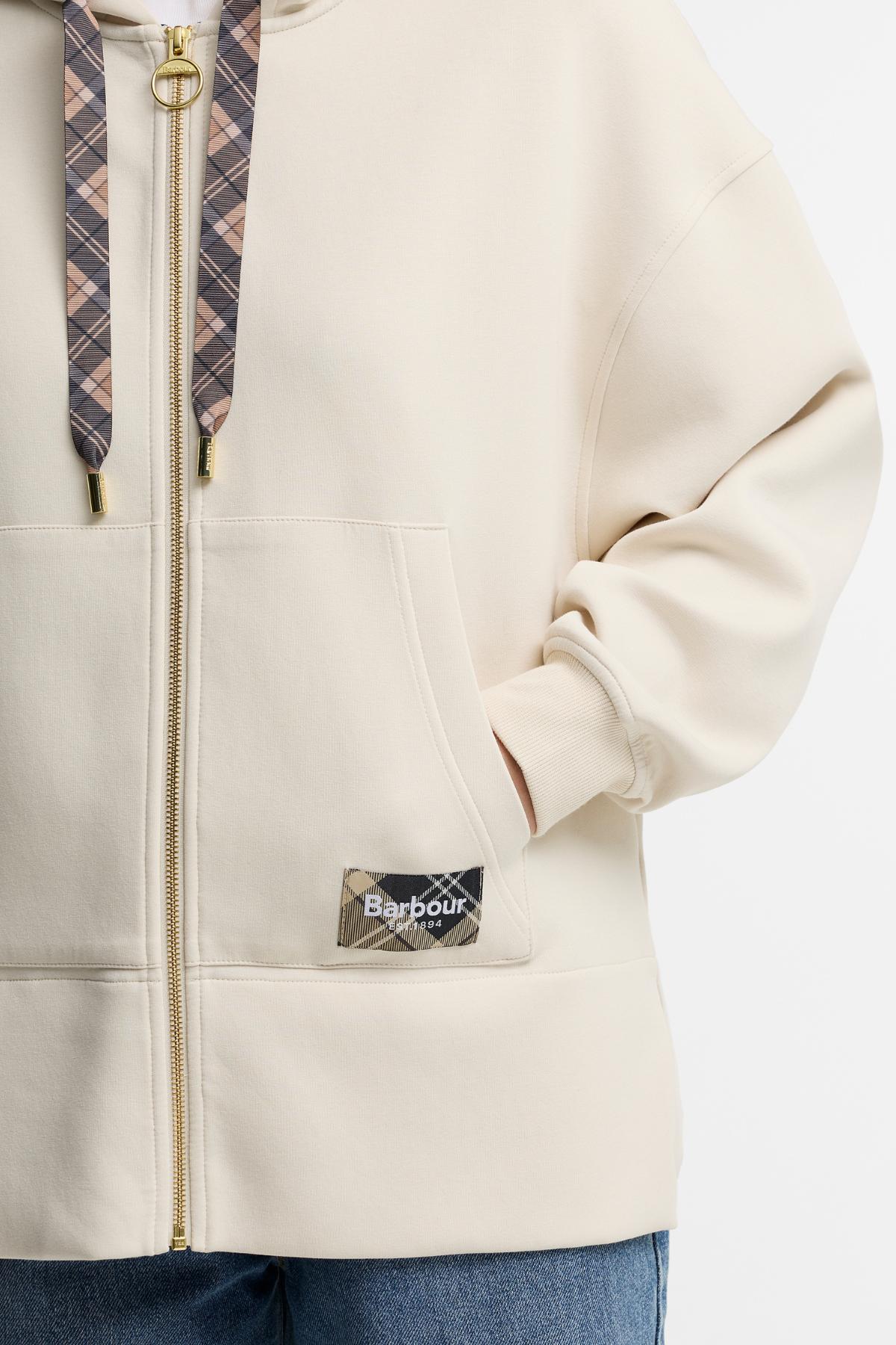 Barbour Delilah Sweatshirt CR52 Birch