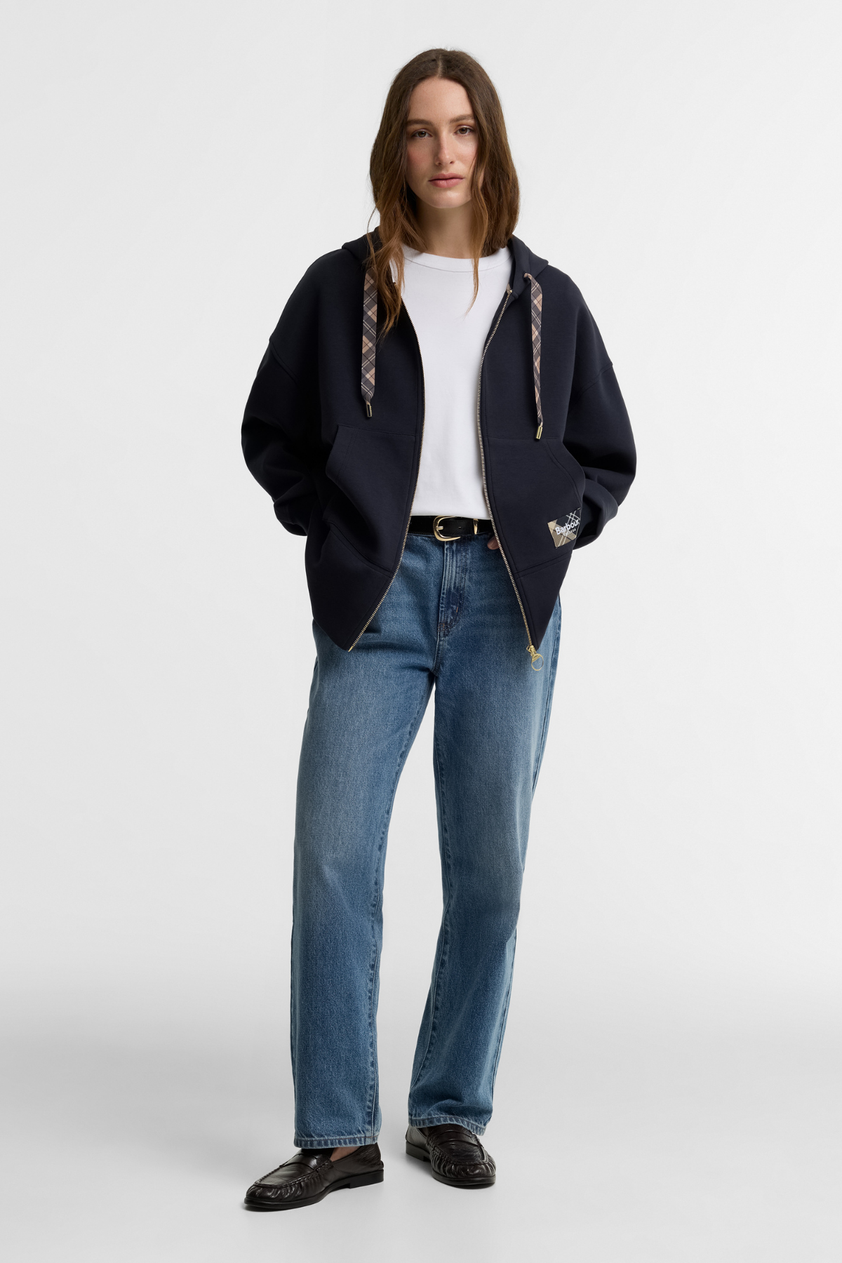 Barbour Delilah Sweatshirt NY99 Dark Navy