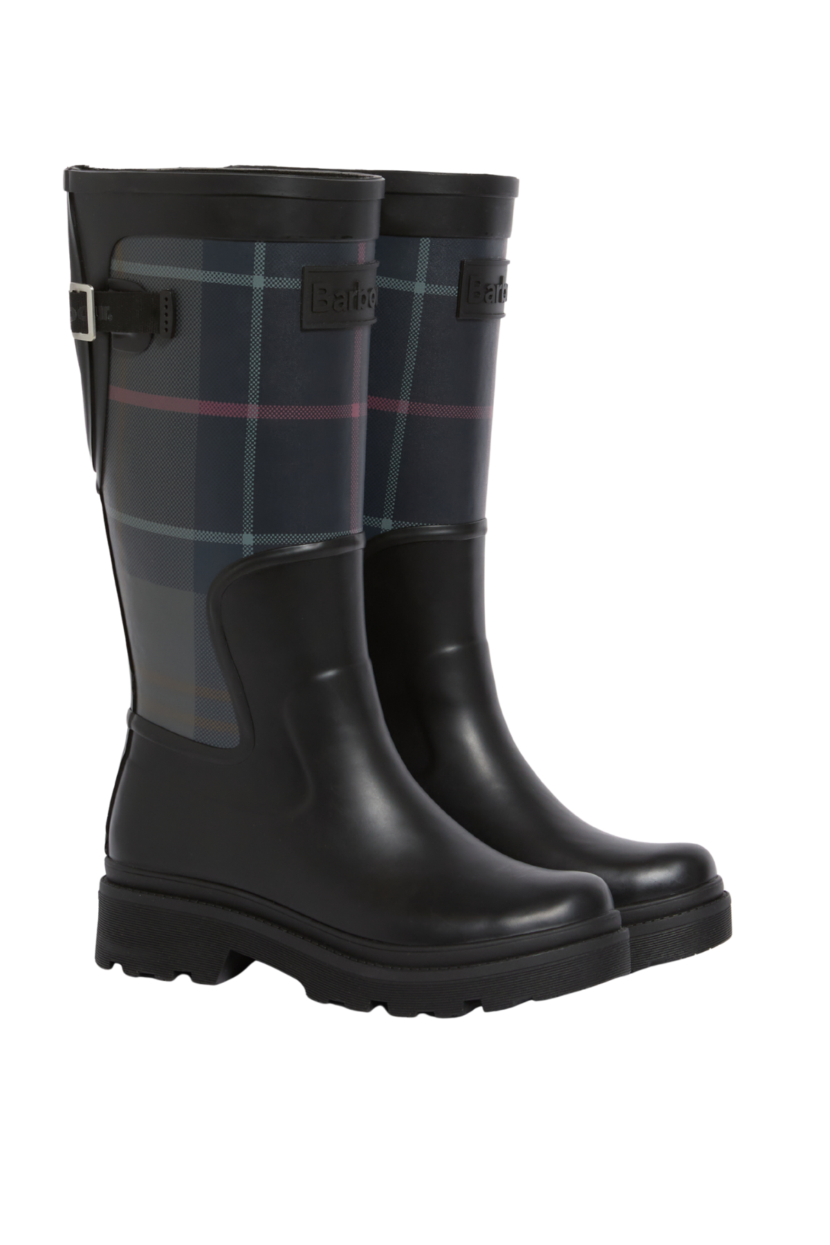 Barbour Dena Çizme BK92 Black Shadow Tartan