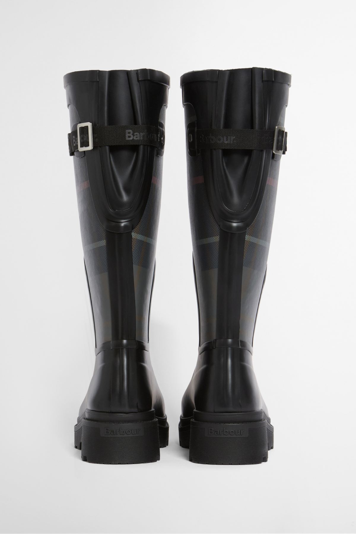 Barbour Dena Çizme BK92 Black Shadow Tartan