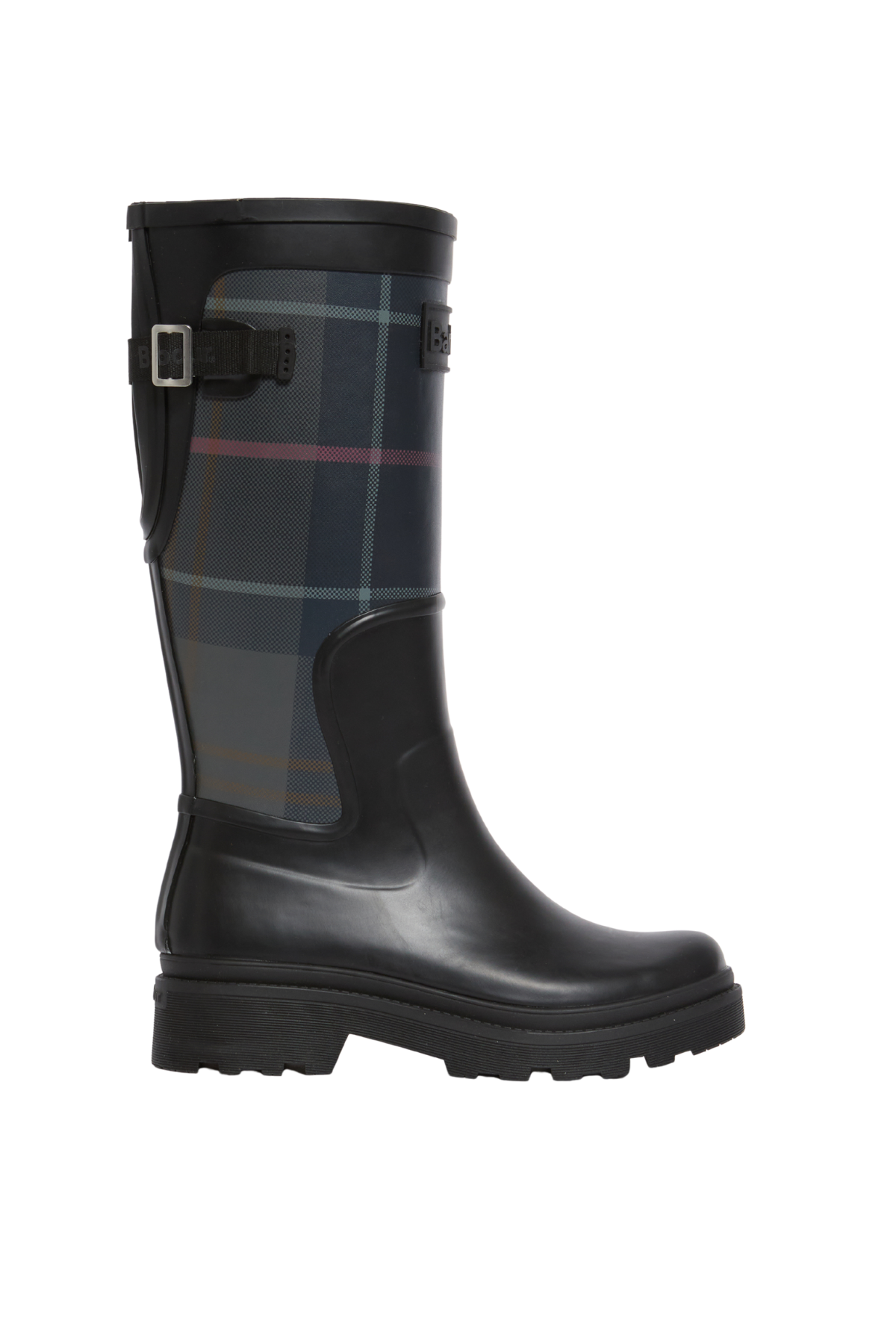 Barbour Dena Çizme BK92 Black Shadow Tartan