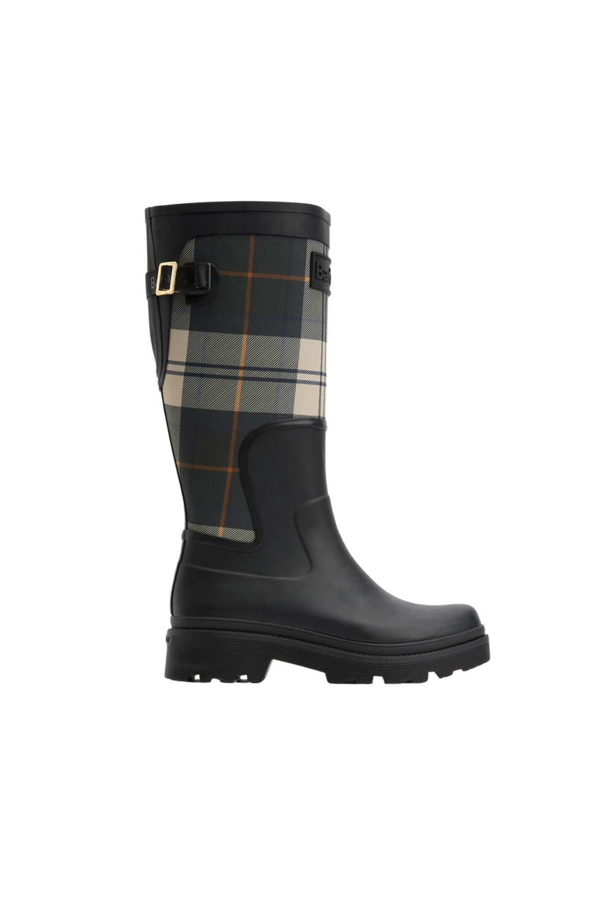 Barbour Dena Tall Welly Çizme BK71 Black/Ancient Tartan