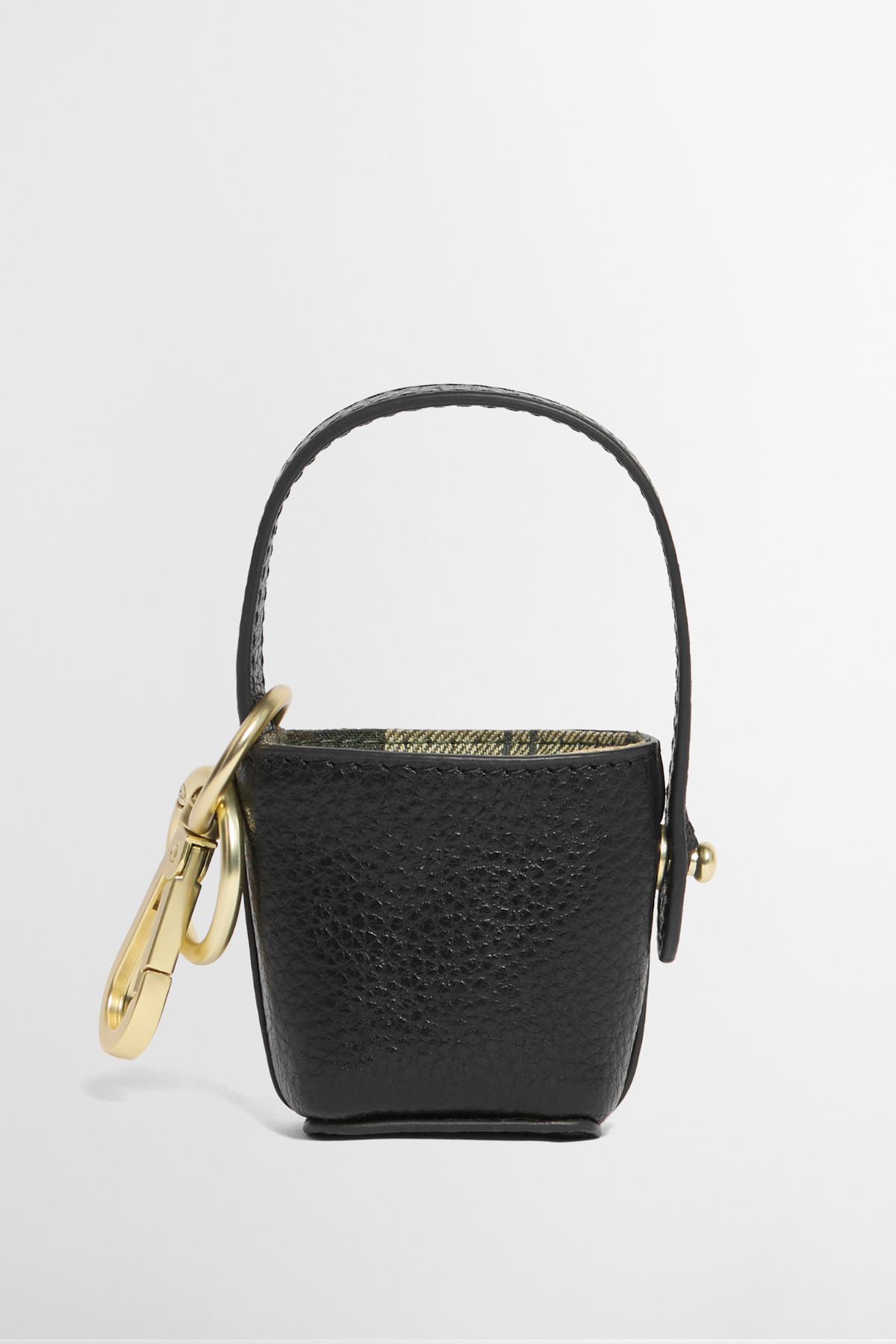 Barbour Deri Bucket Çanta Charm BK11 Black
