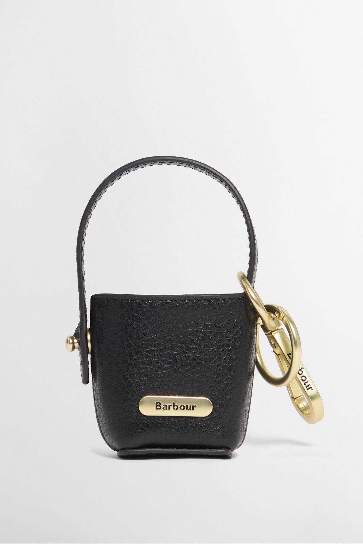 Barbour Deri Bucket Çanta Charm BK11 Black