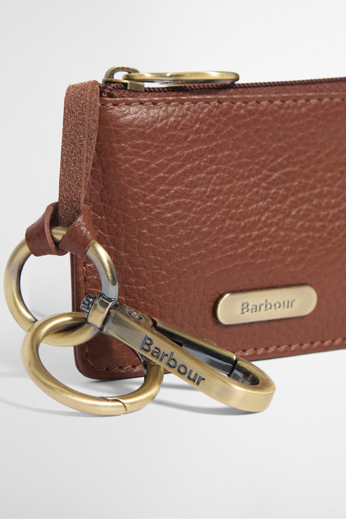Barbour Deri Coin Purse Çanta Charm BR11 Brown