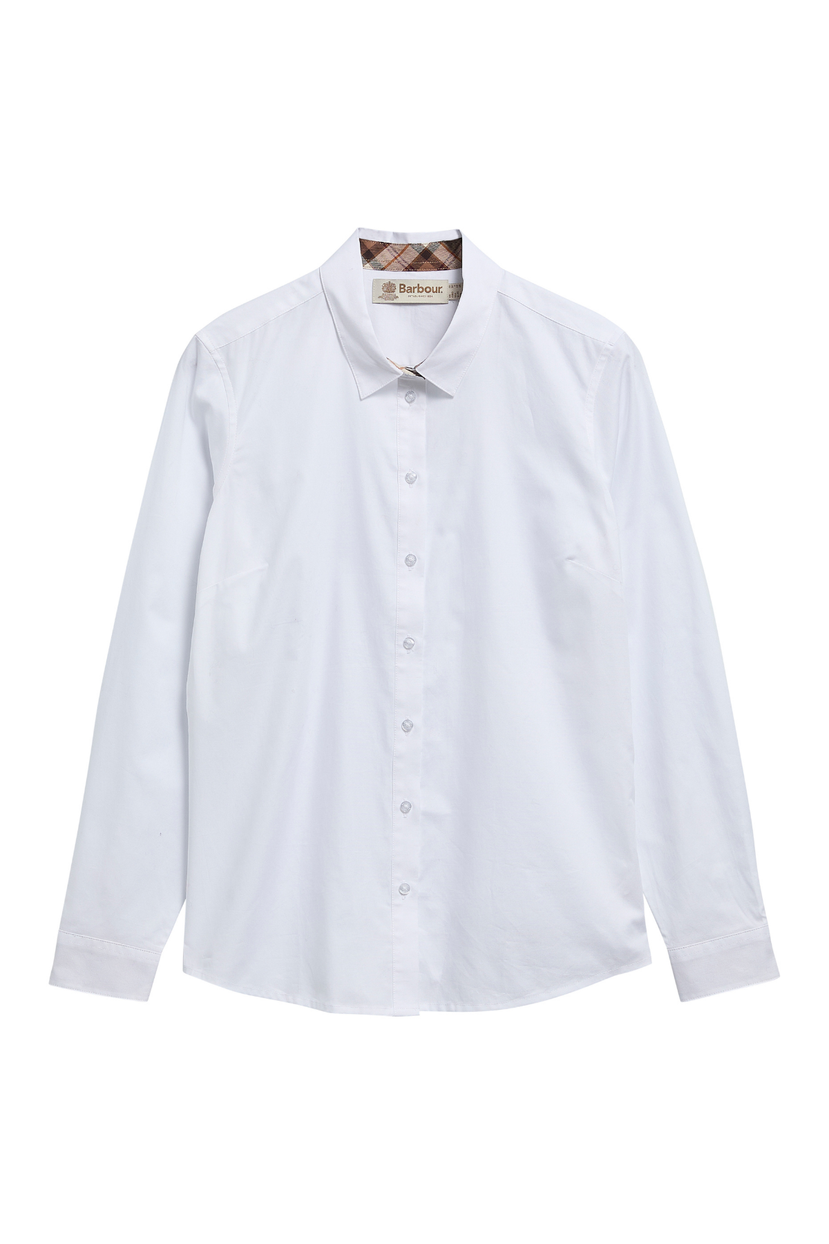 Barbour Derwent Gömlek WH73 White Lt Muted Tartan