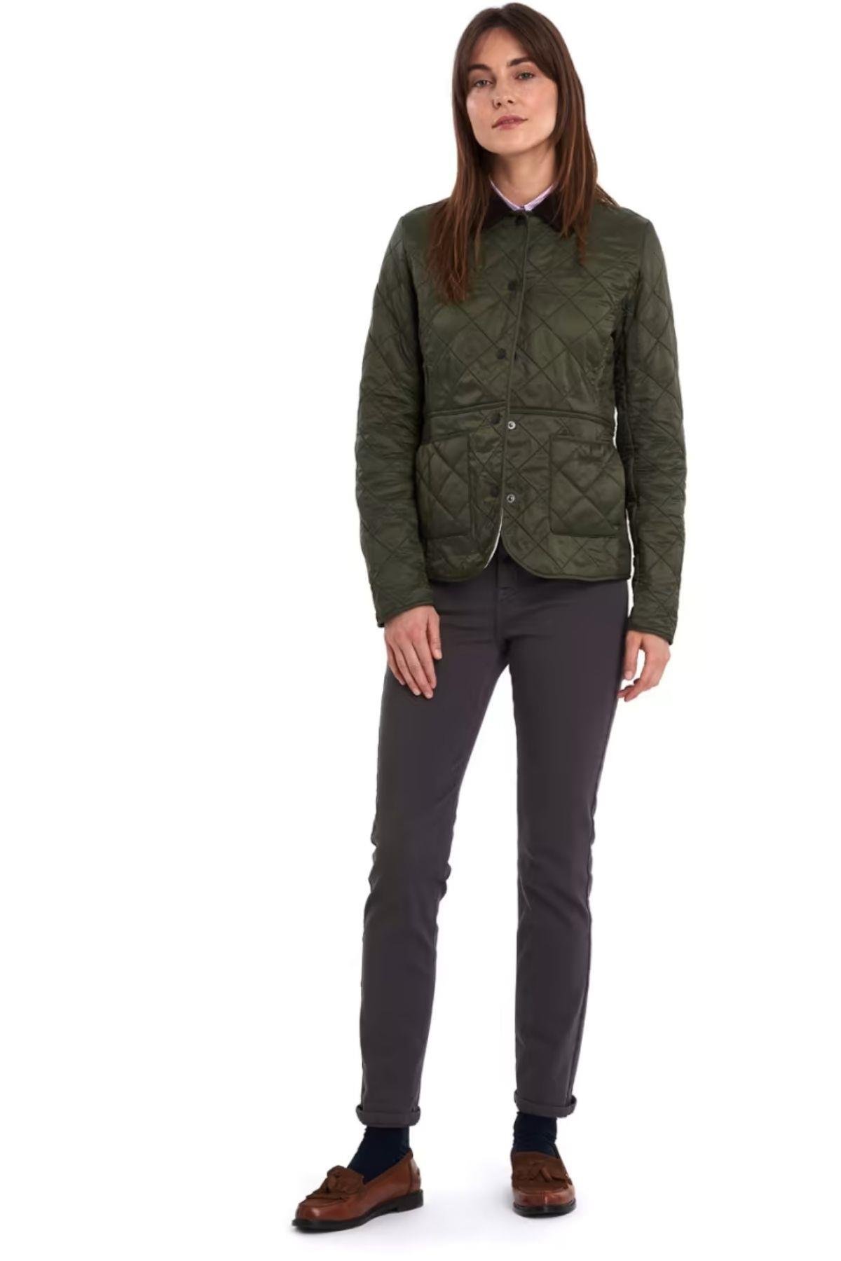 Barbour Deveron Polar Ceket OL53 Olive