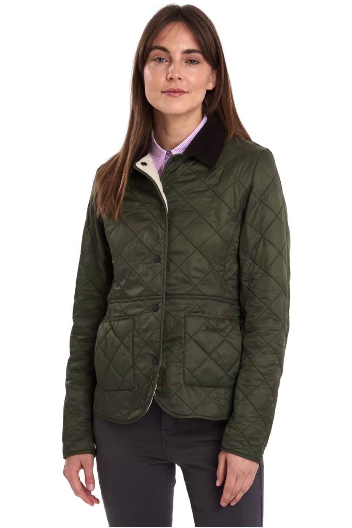 Barbour Deveron Polar Ceket OL53 Olive