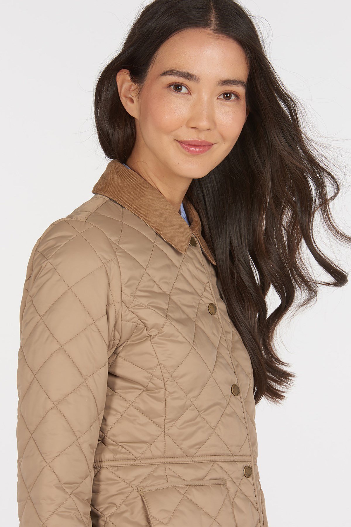 Barbour Deveron Quilt Jacket BE34 Lt Trench/Lt Trench