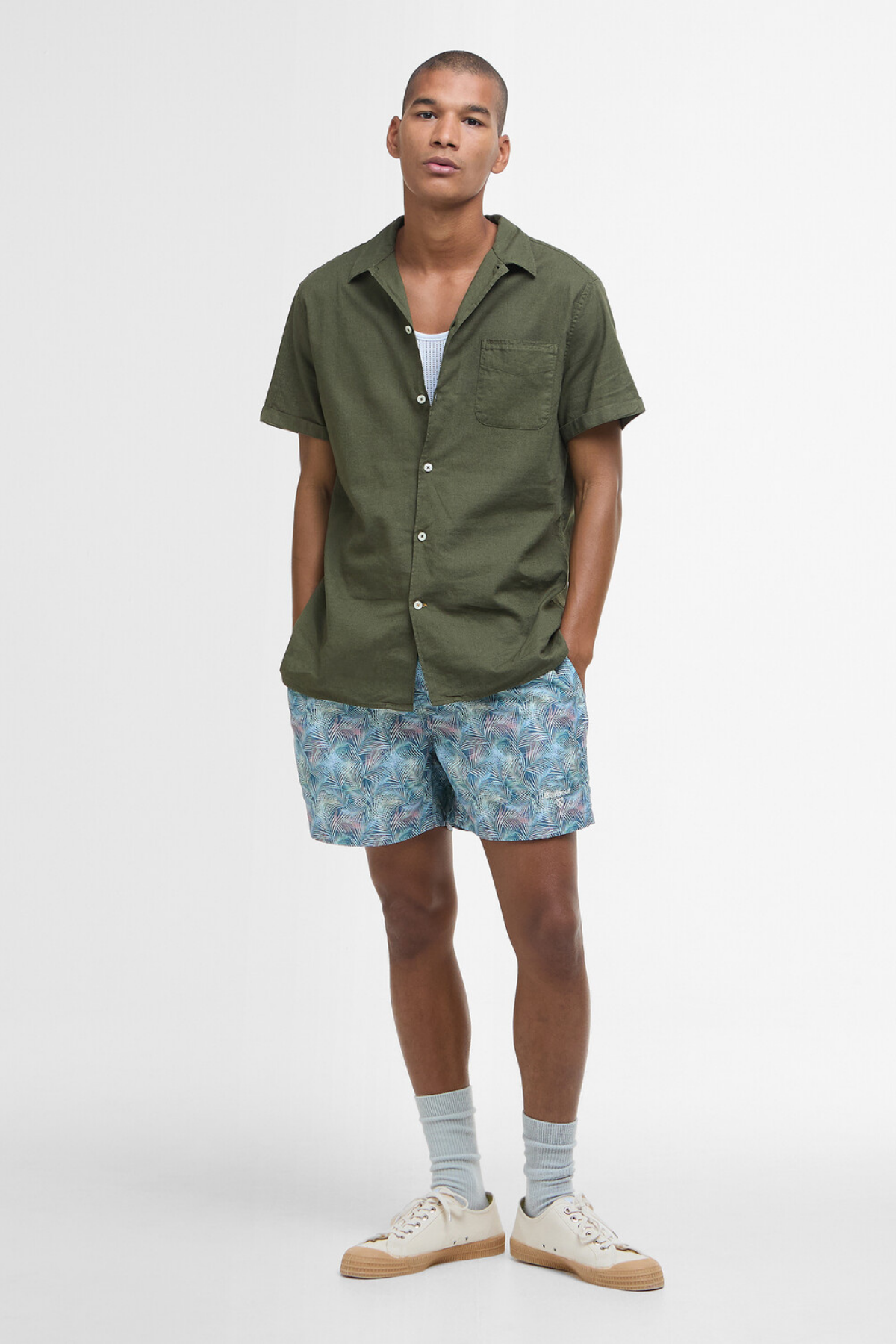 Barbour Devon Deniz Şortu BU18 Dusk Blue