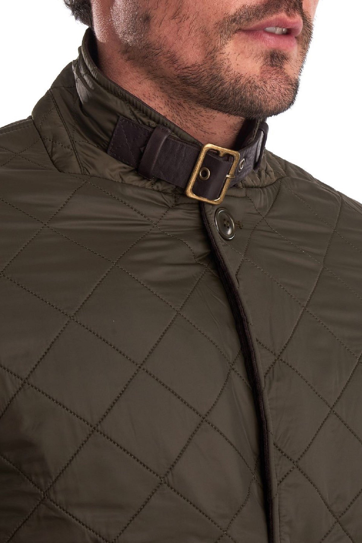 Barbour Doister Polar Fleece Kapitone Ceket OL71 Olive