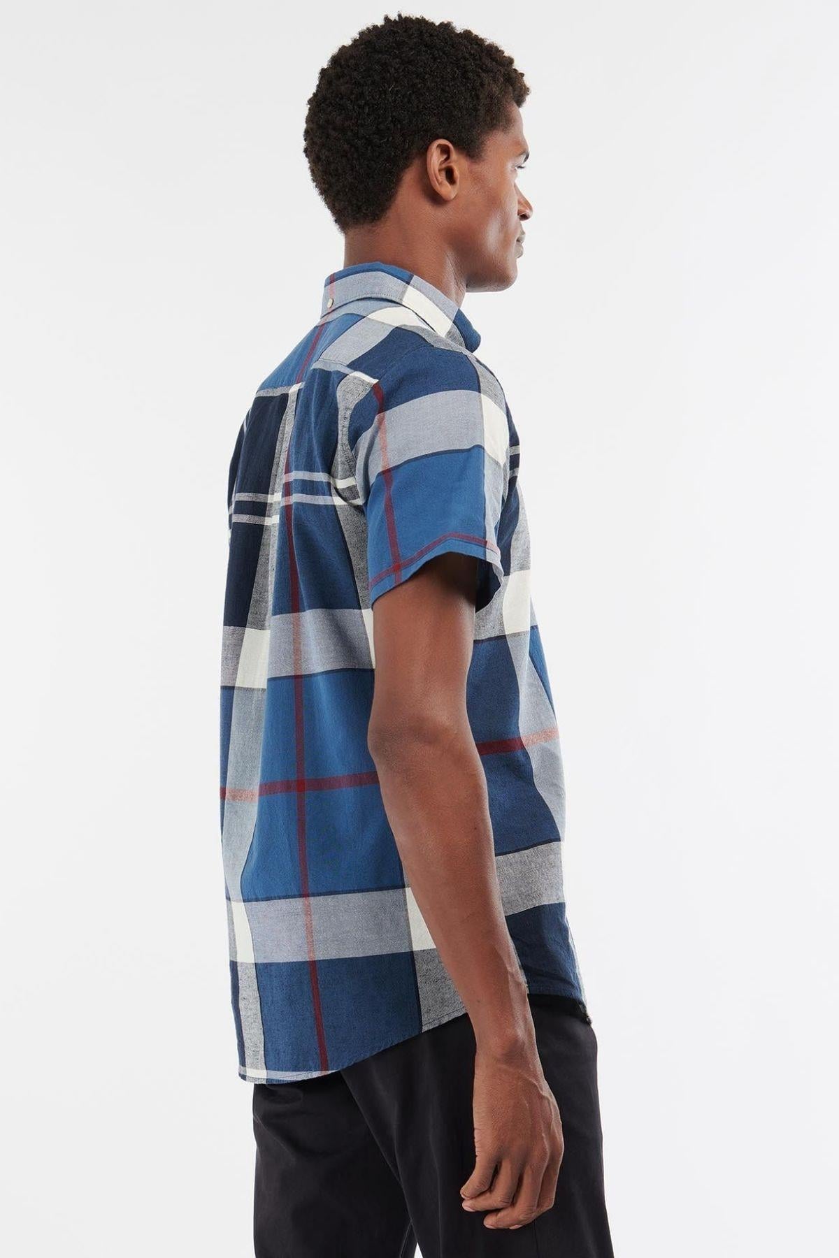 Barbour Douglas S/S Tailored Gömlek NY58 Summer Navy