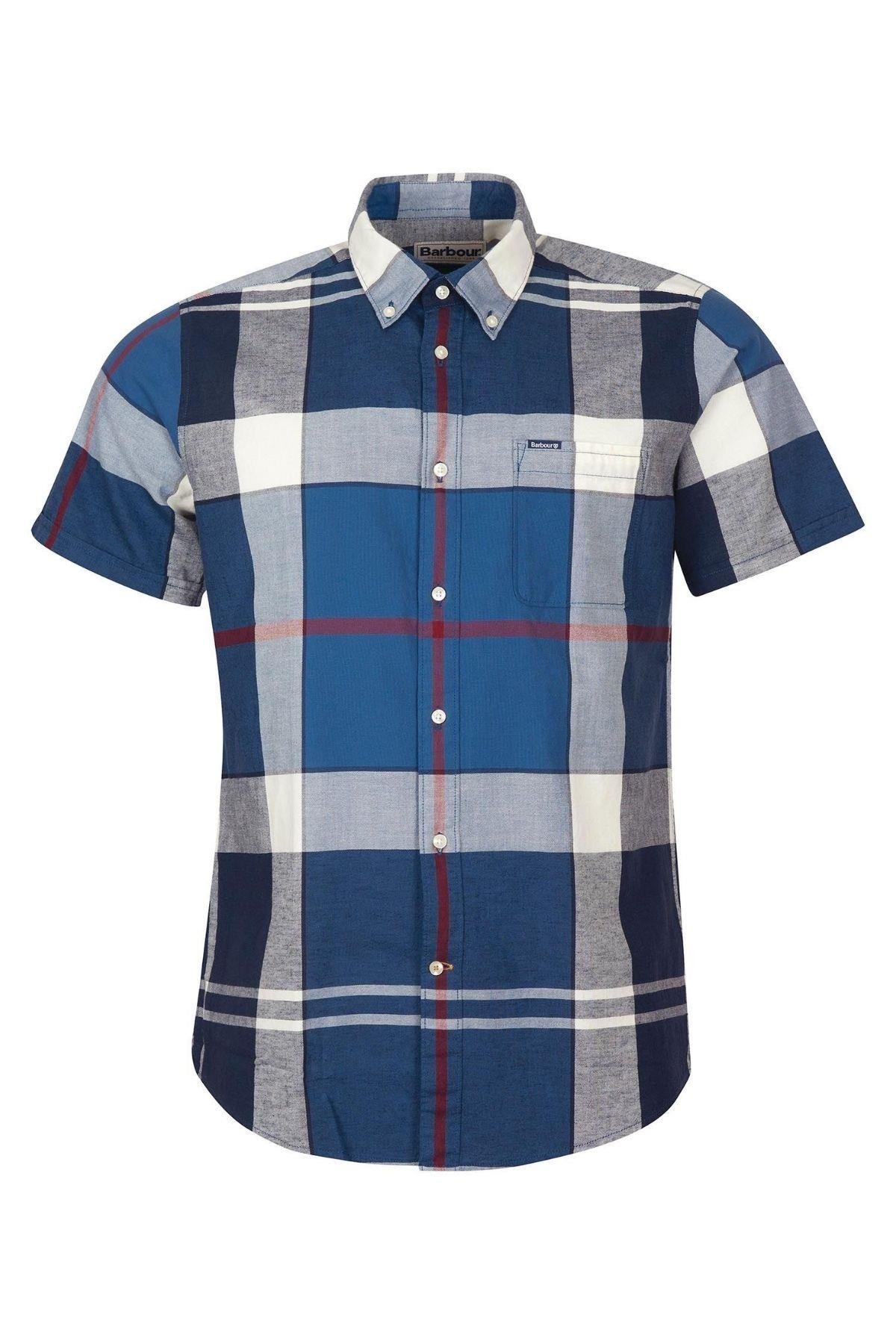 Barbour Douglas S/S Tailored Gömlek NY58 Summer Navy