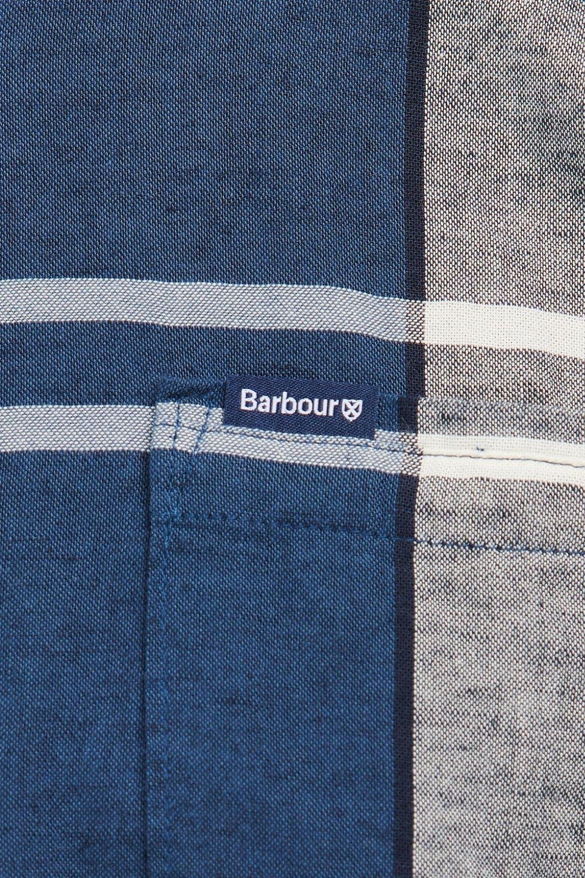 Barbour Douglas S/S Tailored Gömlek NY58 Summer Navy