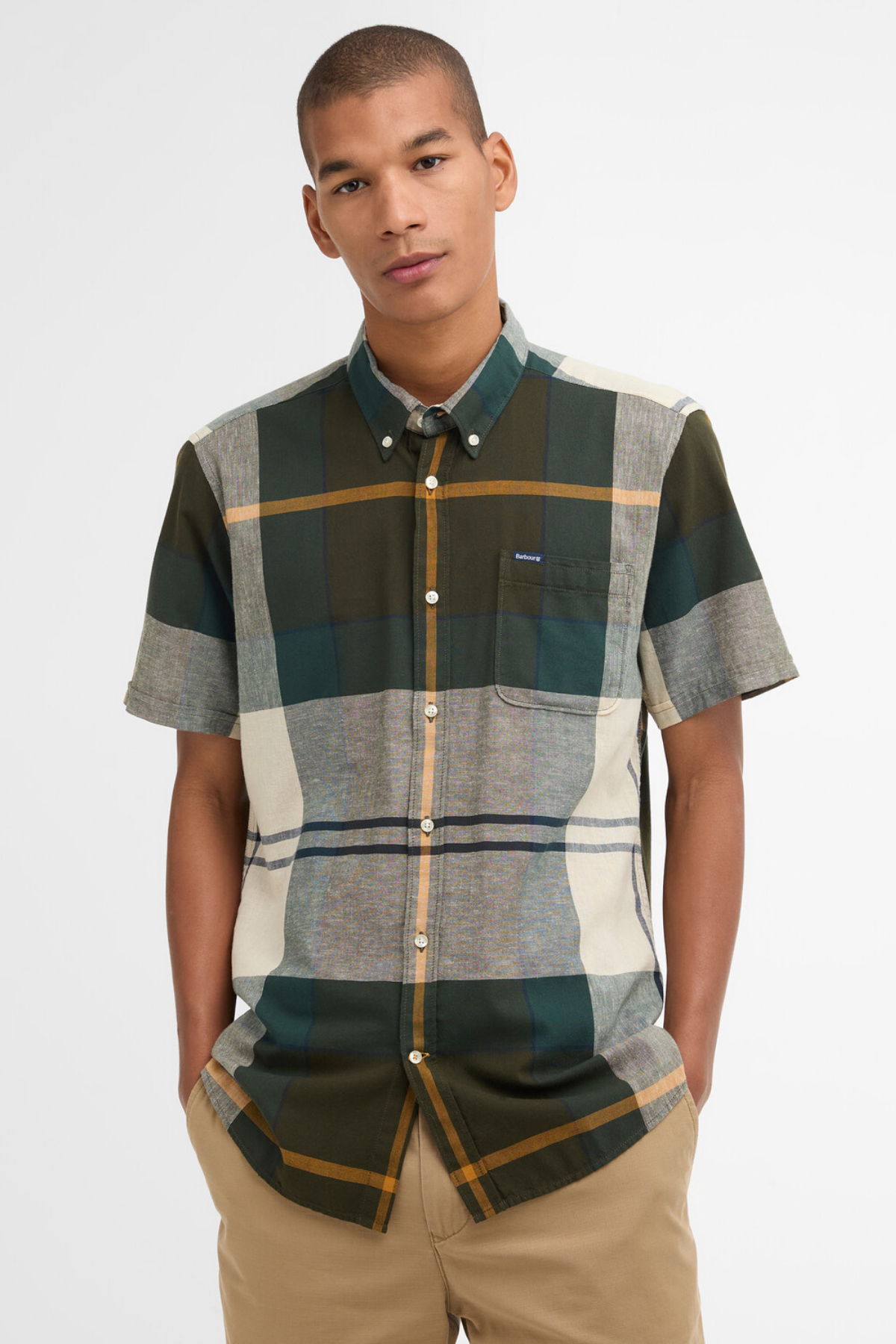 Barbour Douglas S/S Tailored Gömlek TN51 Ancient Tartan