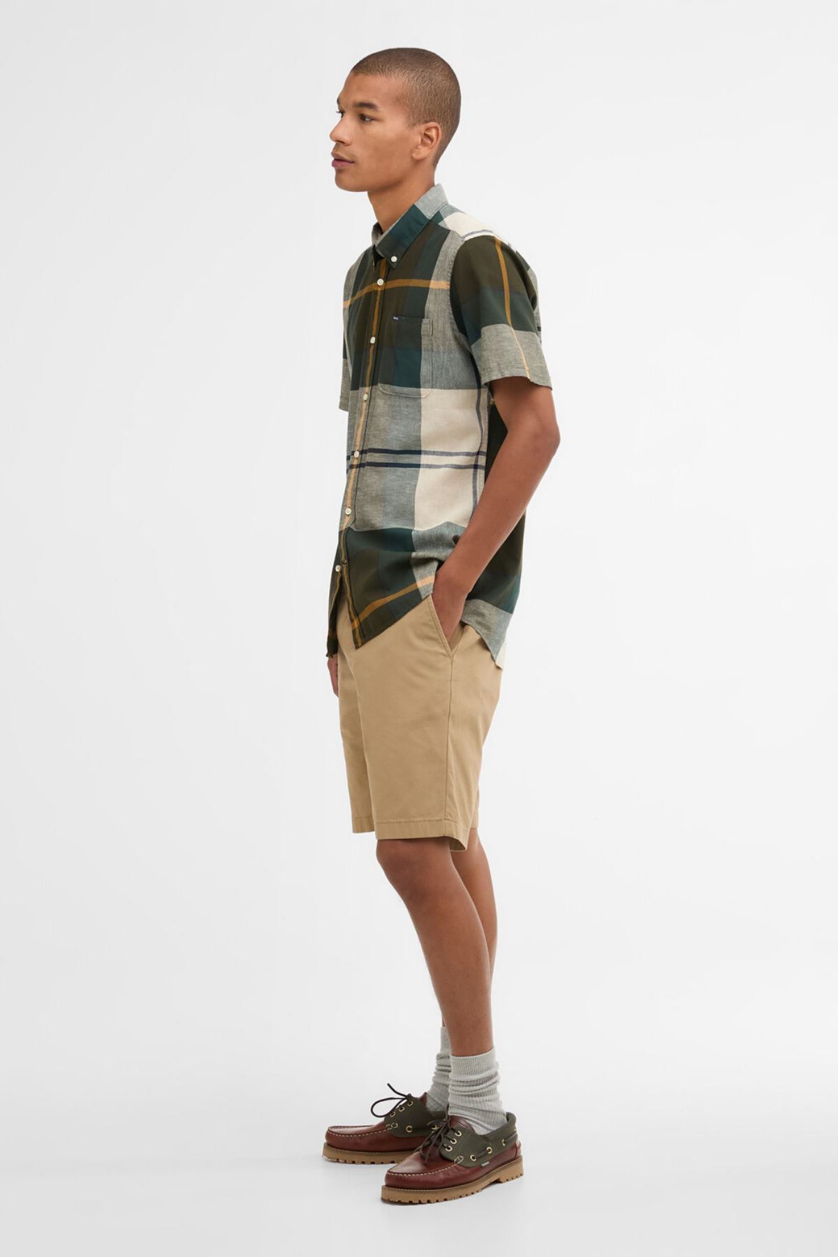 Barbour Douglas S/S Tailored Gömlek TN51 Ancient Tartan