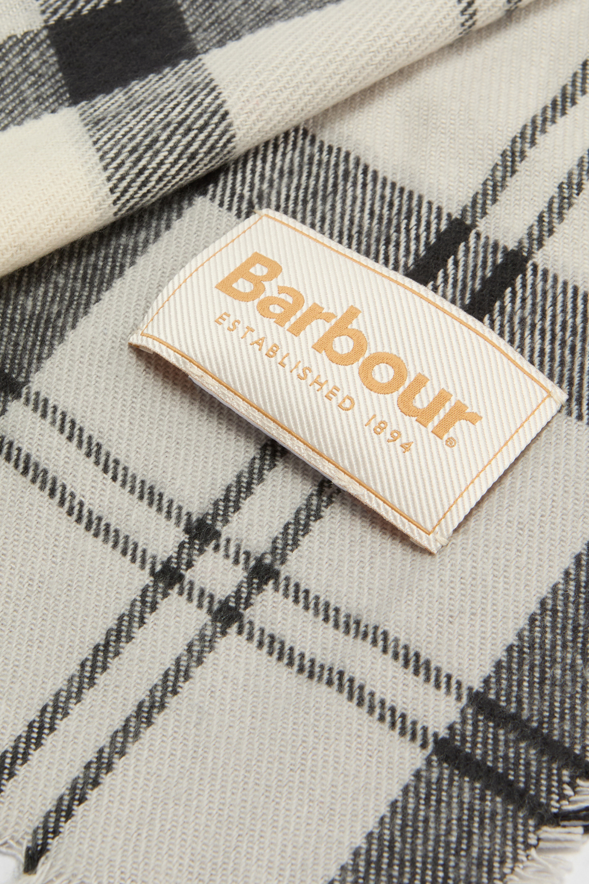 Barbour Dover Bere & Hailes Scarf Gift Set GY31 Monochrome Tartan