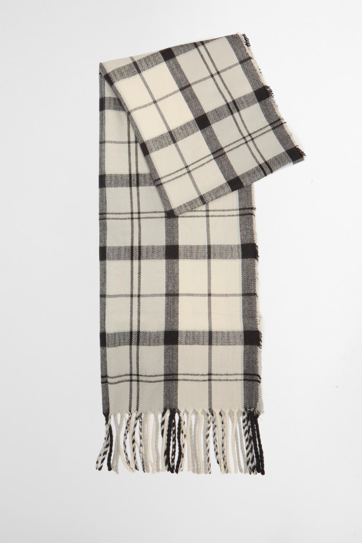 Barbour Dover Bere & Hailes Scarf Gift Set GY31 Monochrome Tartan