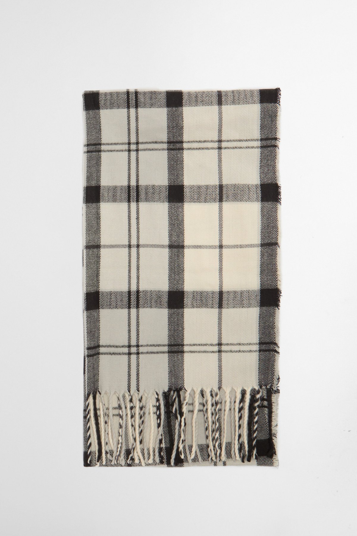 Barbour Dover Bere & Hailes Scarf Gift Set GY31 Monochrome Tartan