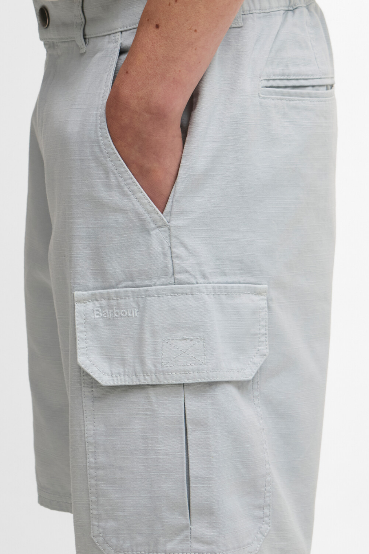 Barbour Draftmen Relaxed Cargo Şort BU21 Blue Haze