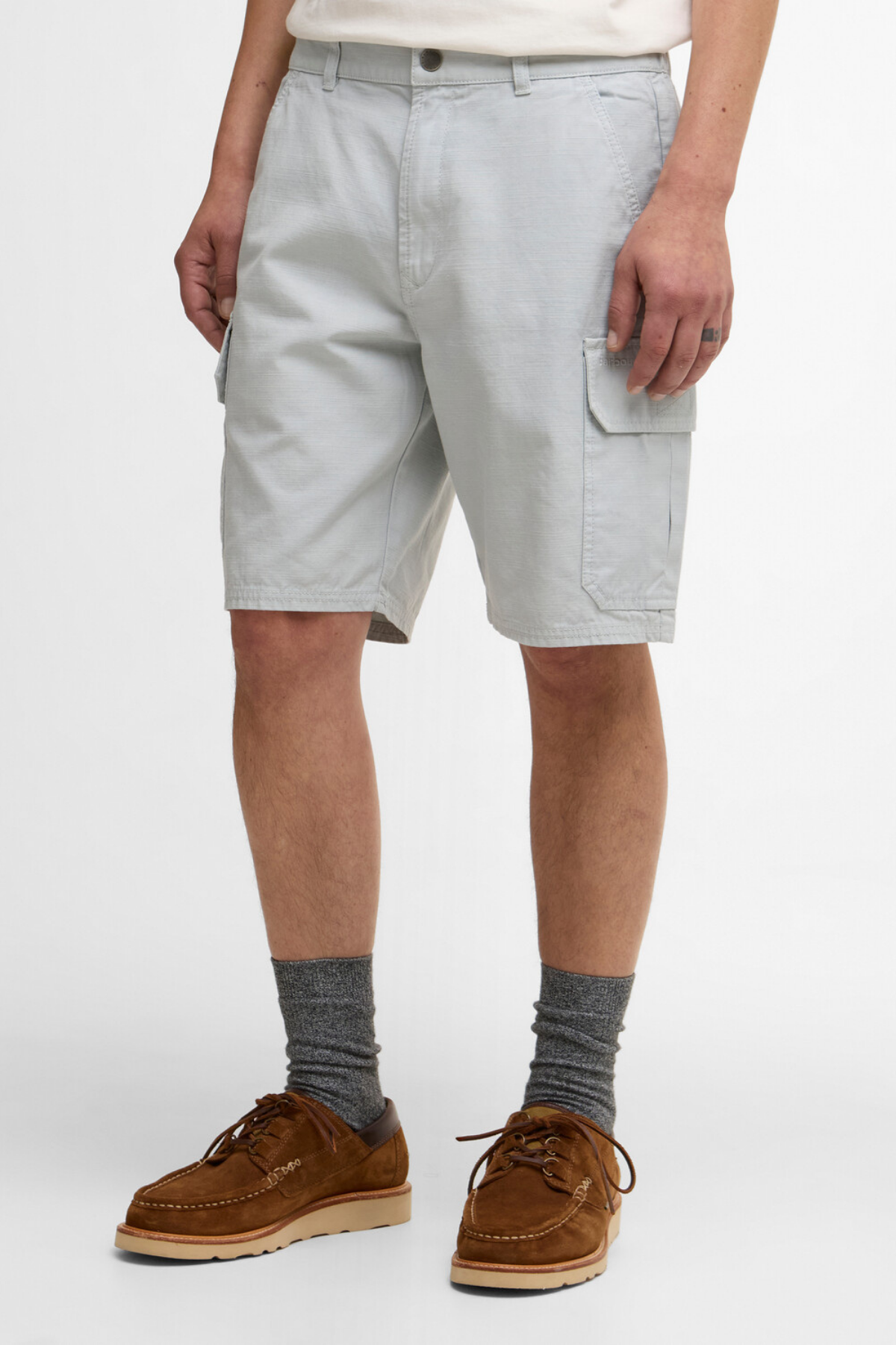 Barbour Draftmen Relaxed Cargo Şort BU21 Blue Haze