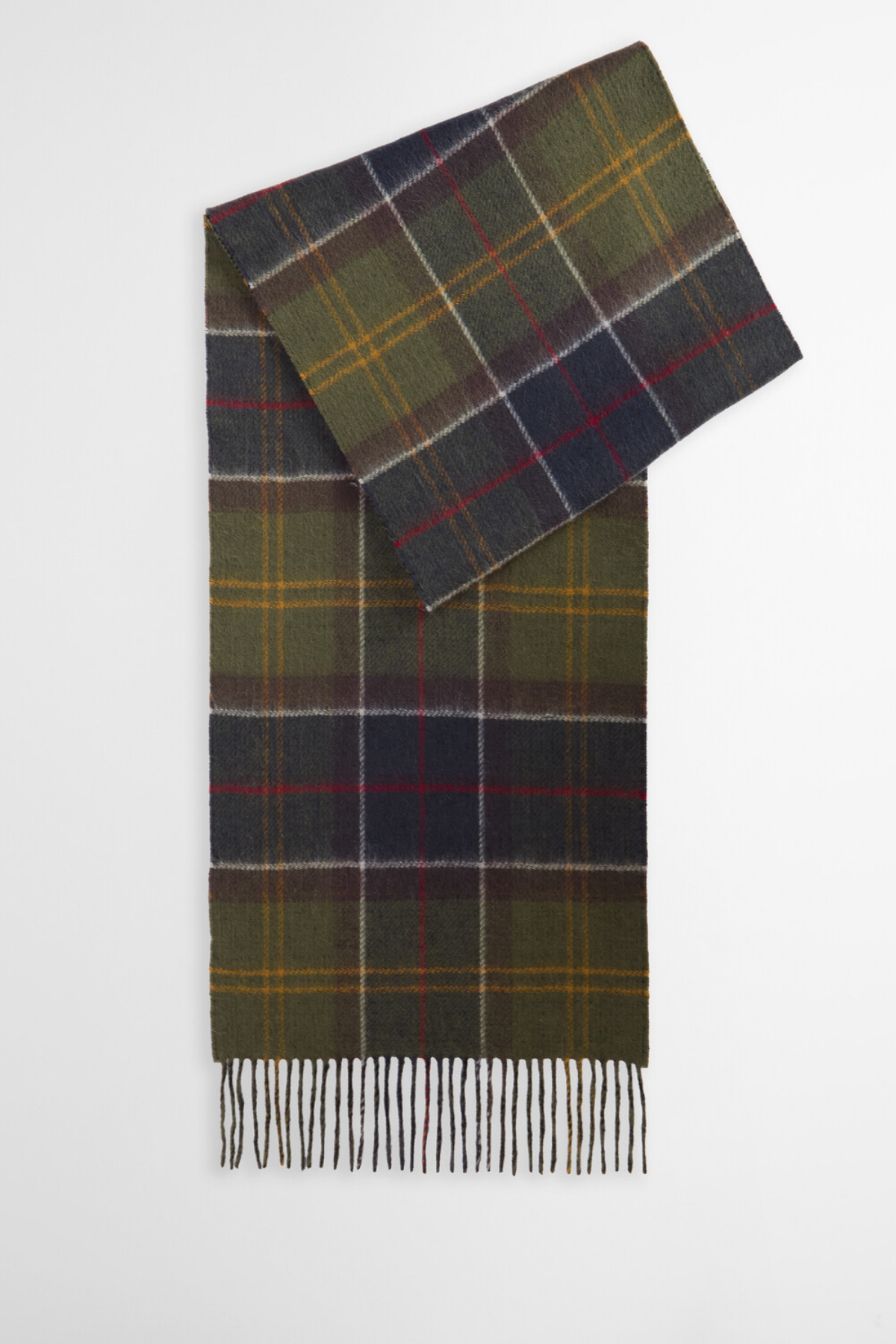 Barbour Dramside Çift Taraflı Atkı TN11 Classic Tartan