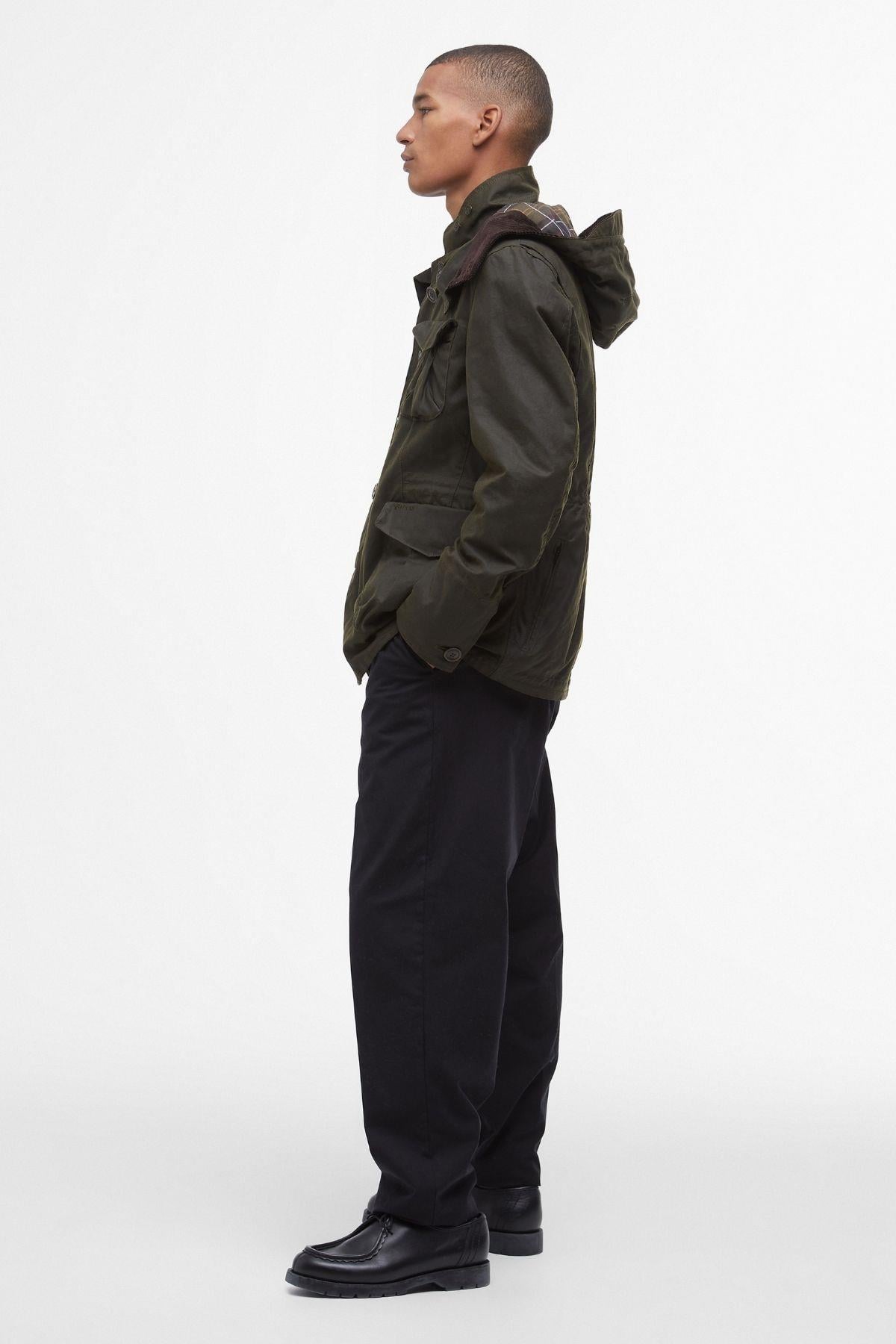 Barbour Driving Yağlı Ceket OL51 Olive